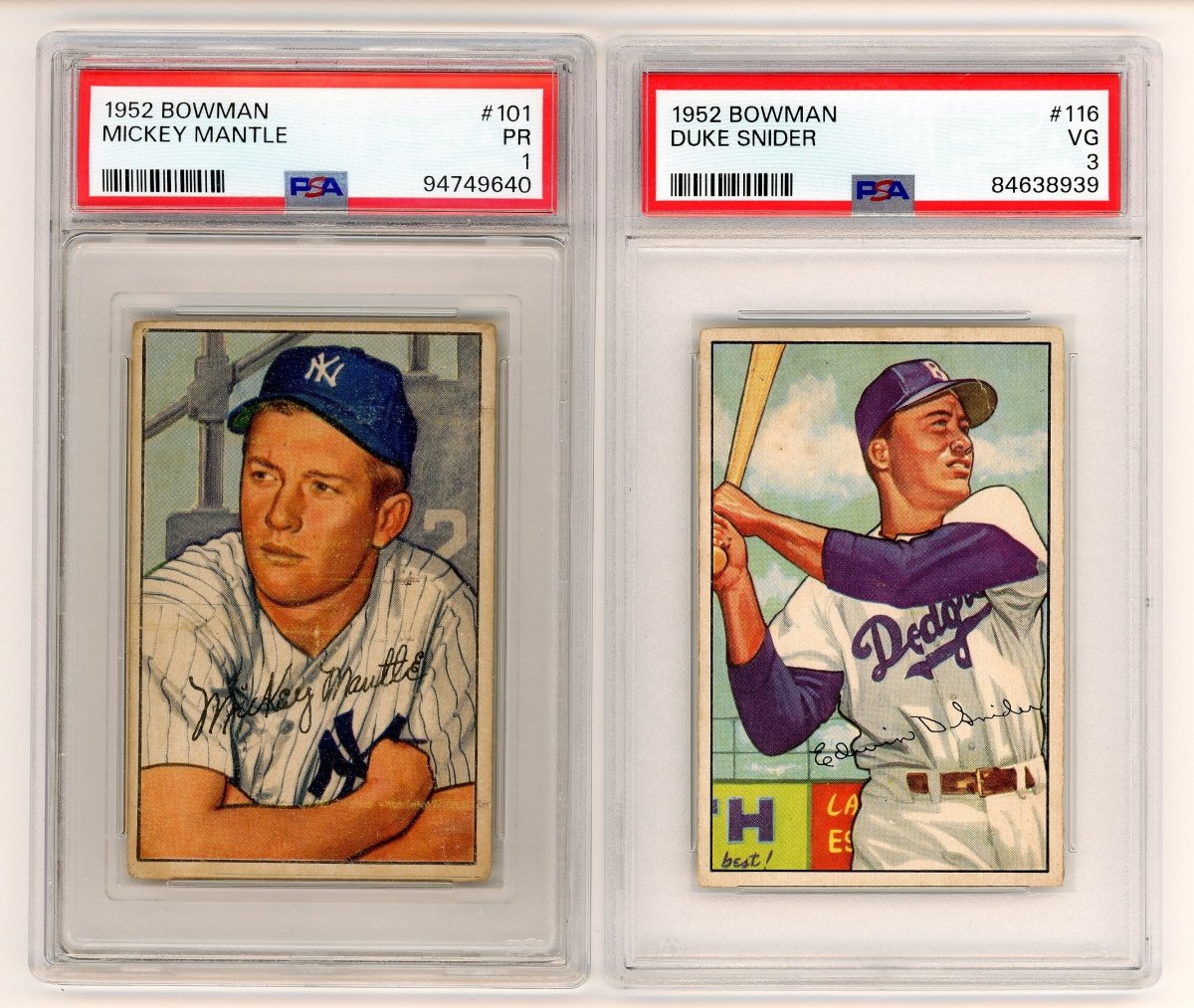 1952 BOWMAN BASEBALL COMPLETE GRADED SET BREAK - 2 GRADED CARDS PER BOX!