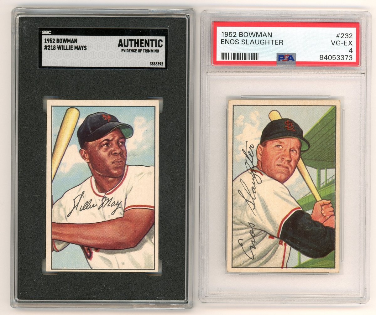 1952 BOWMAN BASEBALL COMPLETE GRADED SET BREAK - 2 GRADED CARDS PER BOX!