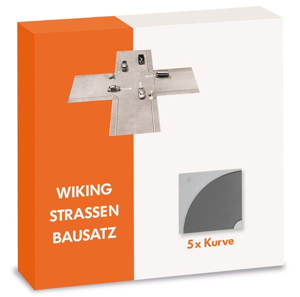Wiking 119903 1/87 Scale Road Building Set - Curve