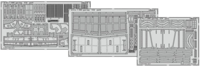 Eduard 32472 1/32 Aircraft- F100C Gun Bay for TSM