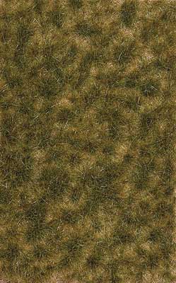 Busch 3538 A Scale Grass Tuft Sheet -- 2-Color Long Late Summer Tufts 1/4"