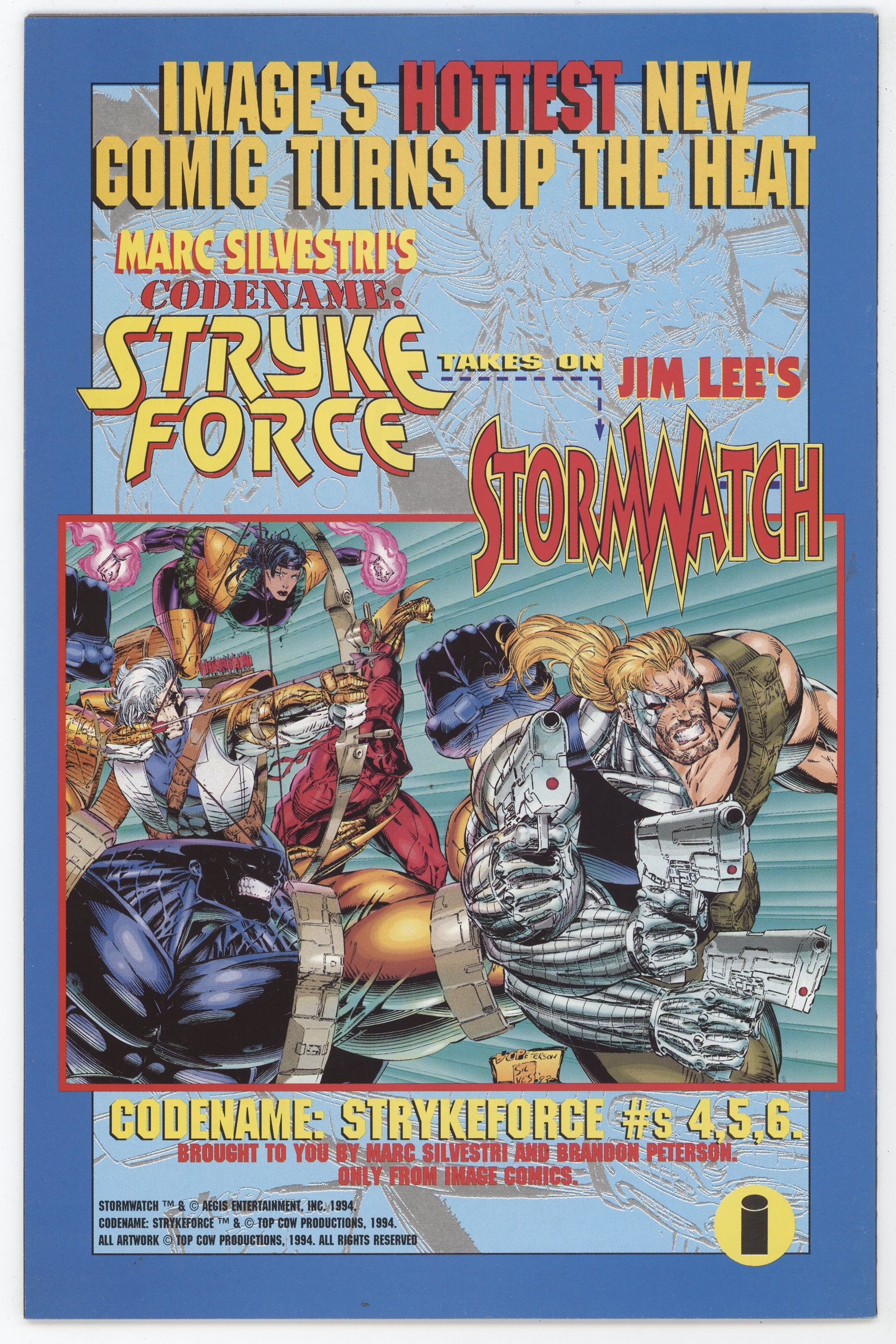 Cyberforce 3 Image 1994 NM- 9.2 Signed 2x Marc Silvestri David Wohl