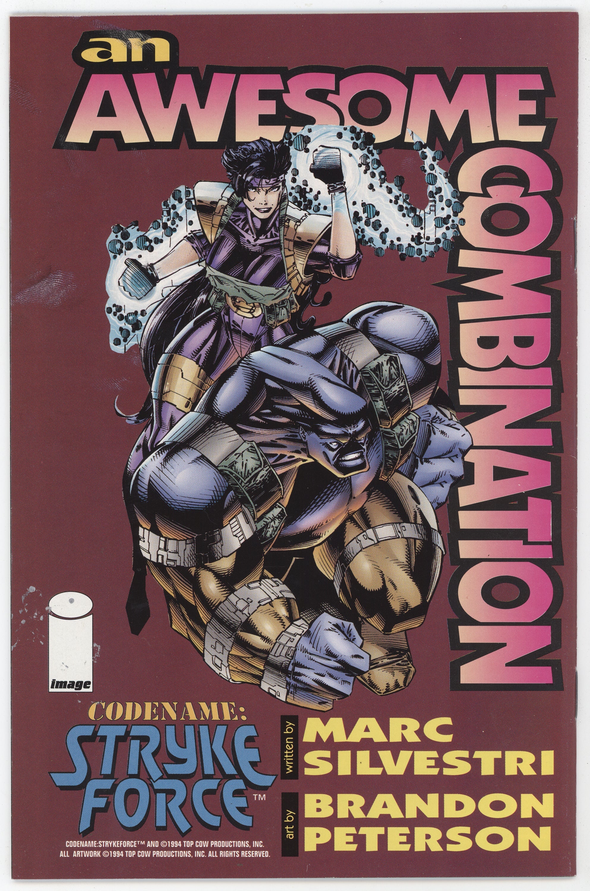 Cyberforce 3 Image 1994 VF NM Signed 3x Marc Silvestri David Wohl Dennis Heisler