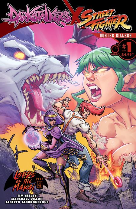 DARKSTALKERS X STREET FIGHTER HUNTER KILLERS #1 (ONE SHOT) CVR A ALBERTO ALBURQUERQUE (02/25/2026)