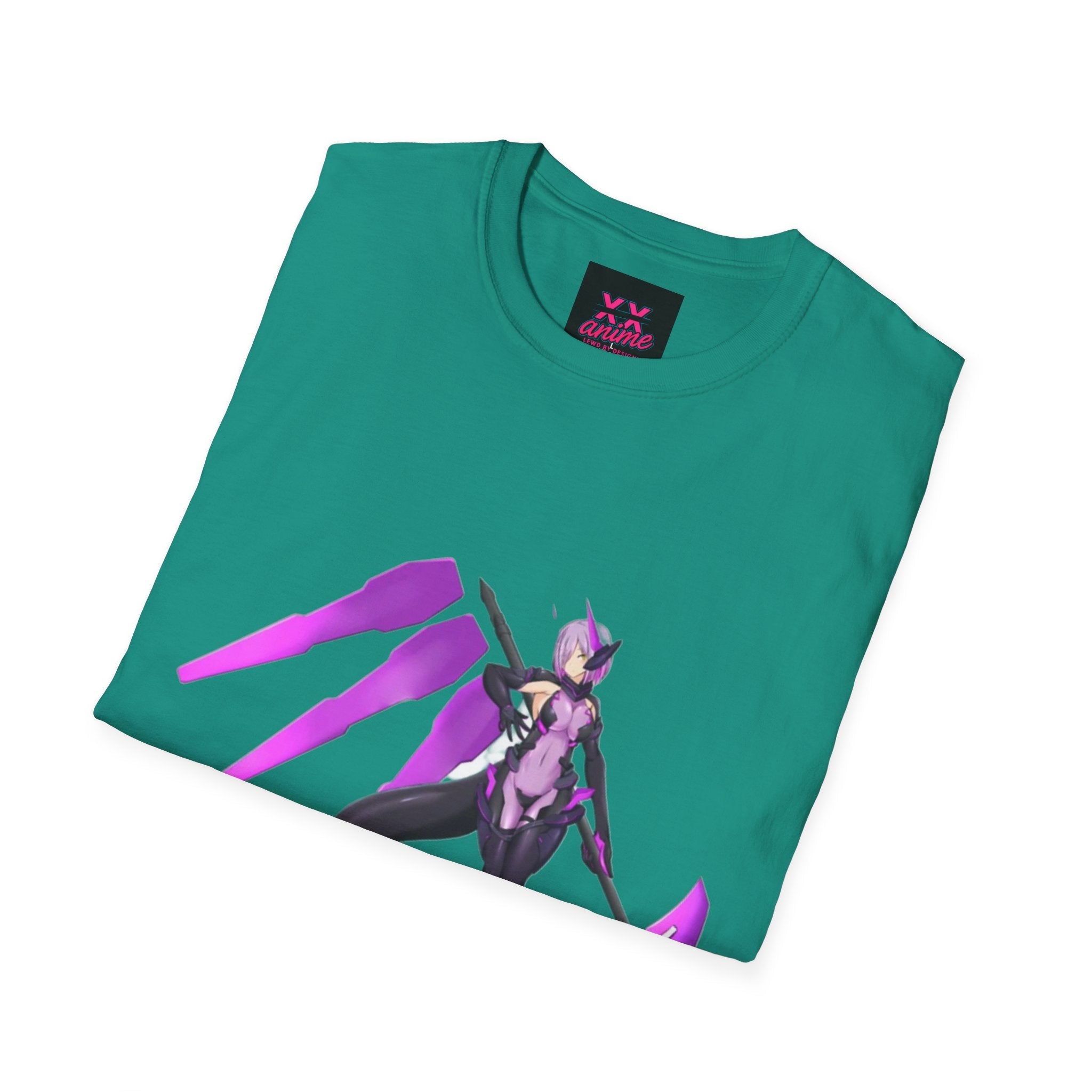 Anime-lewd Inspired Unisex Softstyle T-Shirt, Graphic Tee for Fans, Perfect for Cosplay, Gift for Anime Lovers, Casual Wear, Unique Designs