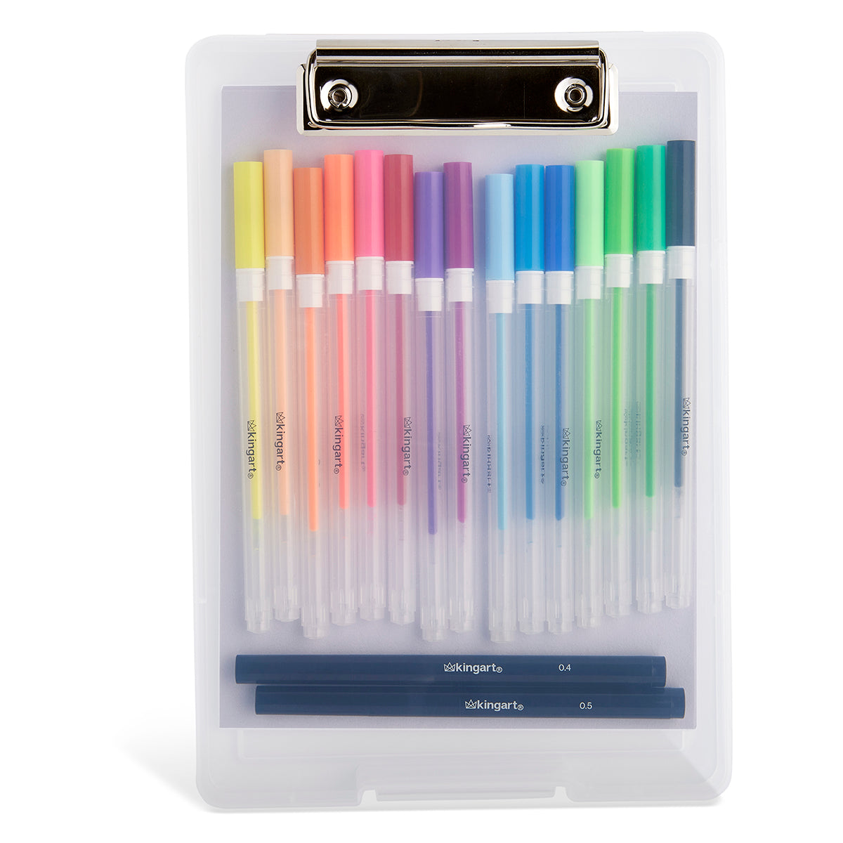 Gel Pen Set with Drawing Board Case, 30 pc