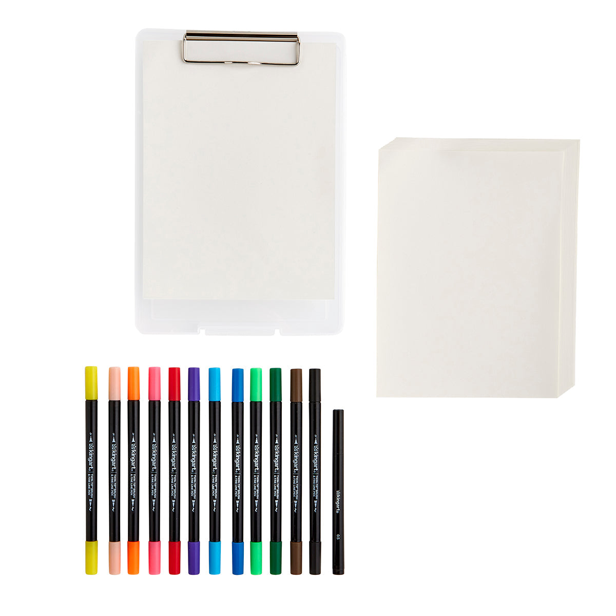 Marker Set with Drawing Board Case, 30 pc