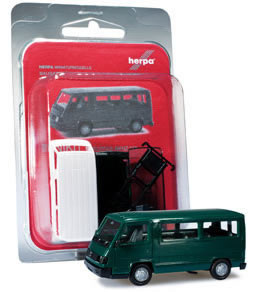 Herpa 12317 HO Scale Mercedes-Benz 100 D Passenger Van - Minikit -- Various Standard Colors