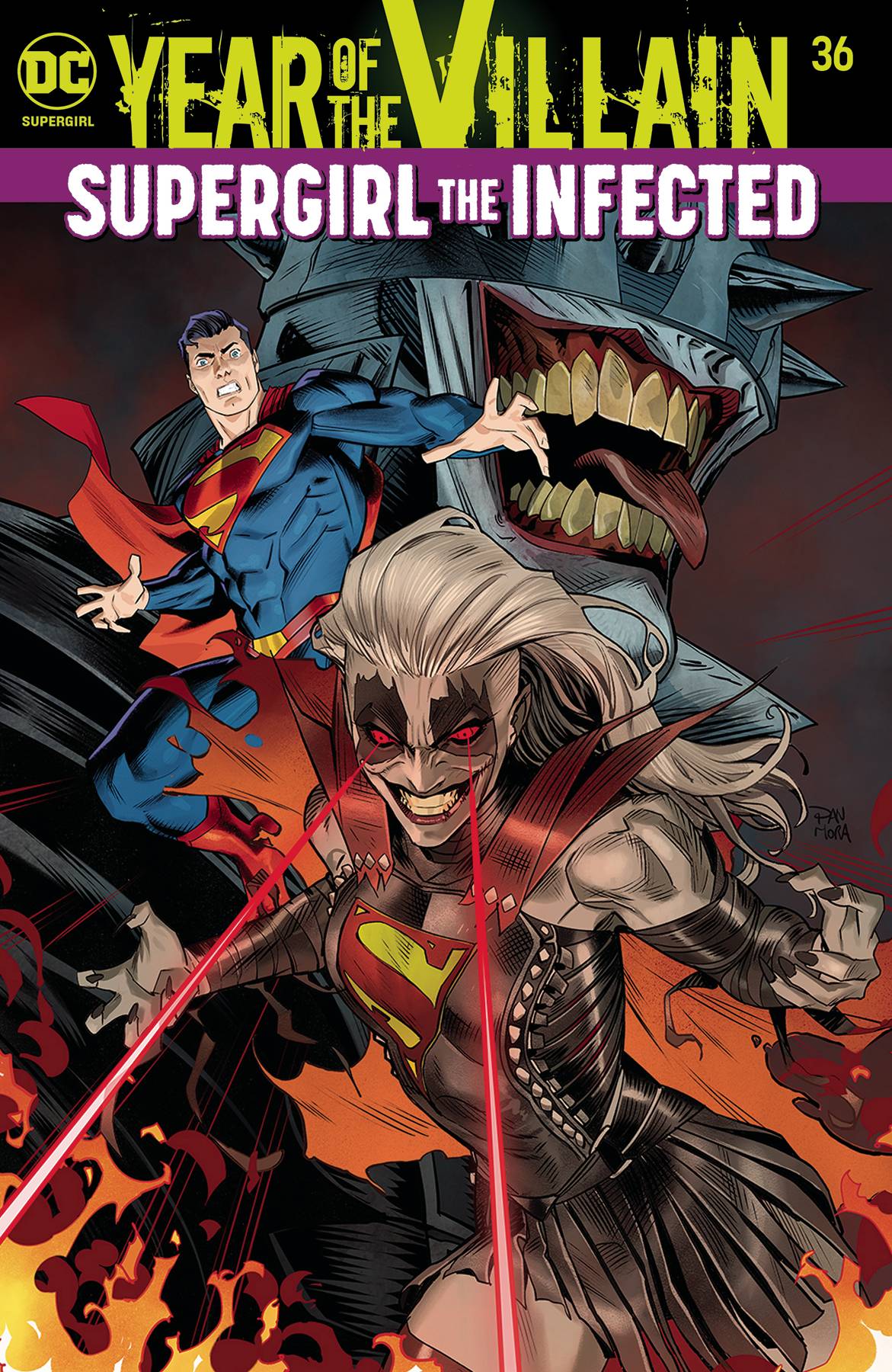 SUPERGIRL #36 A Dan Mora Marc Andreyko Acetate YOTV Batman Who Laughs (11/13/2019) DC
