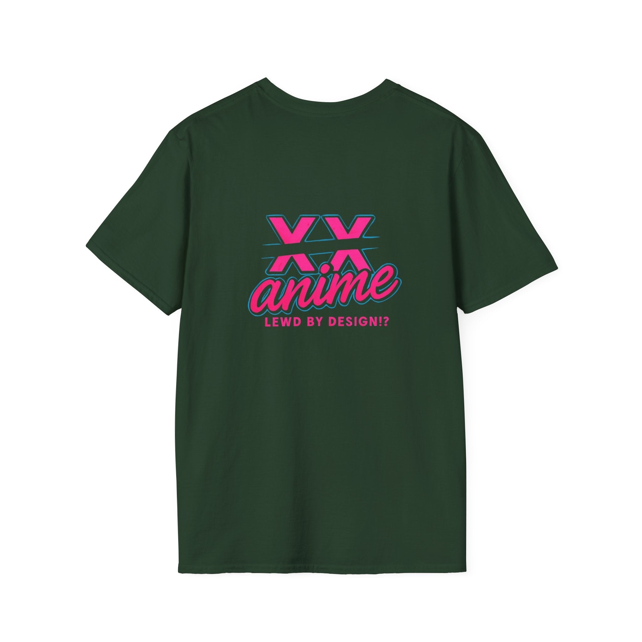 Anime-lewd Inspired Unisex Softstyle T-Shirt, Graphic Tee for Fans, Perfect for Cosplay, Gift for Anime Lovers, Casual Wear, Unique Designs