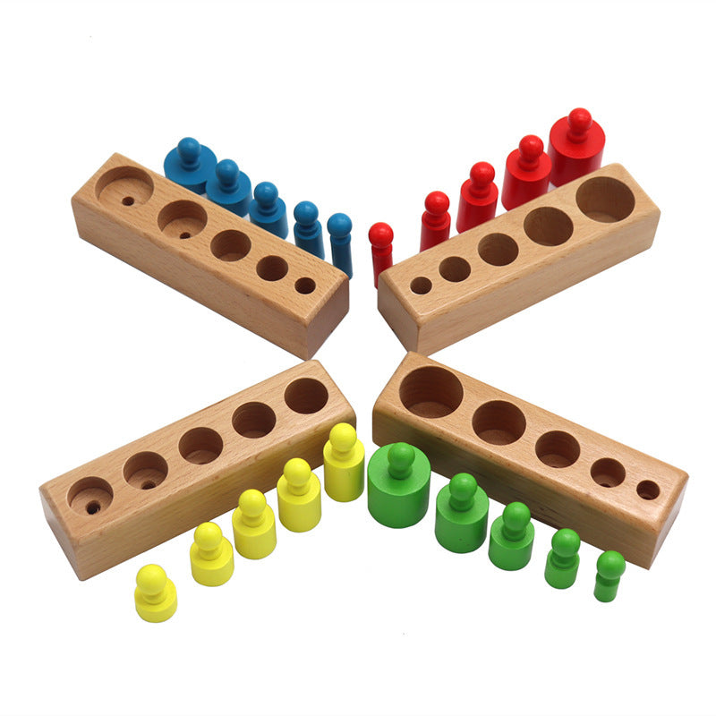 Montessori Wooden Educational Toy – Early Learning Building Blocks for Kids