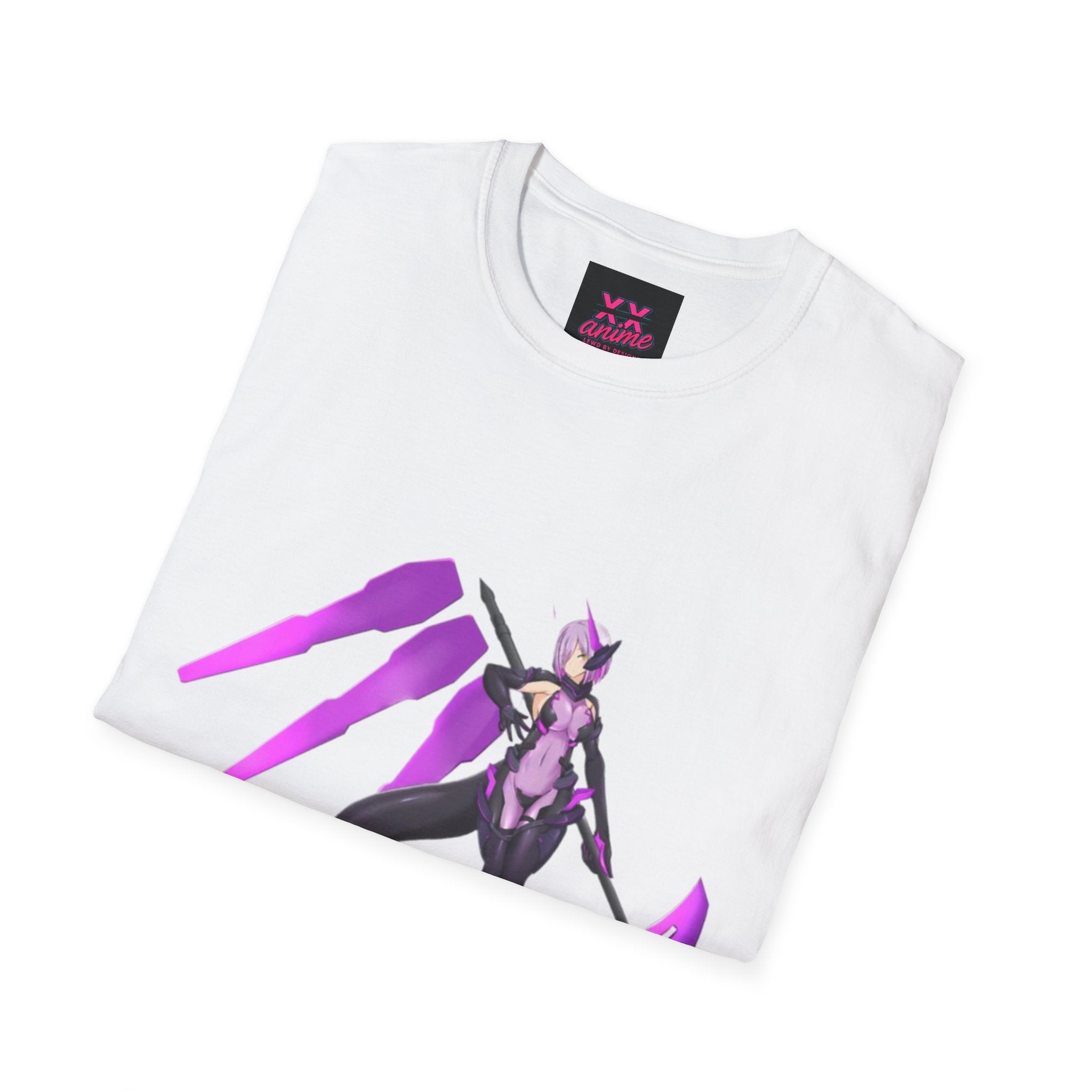 Anime-lewd Inspired Unisex Softstyle T-Shirt, Graphic Tee for Fans, Perfect for Cosplay, Gift for Anime Lovers, Casual Wear, Unique Designs
