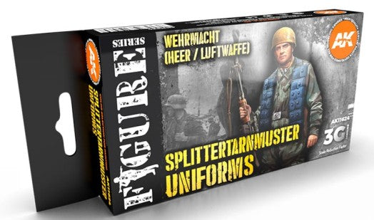 AK Interactive 11624 Figures Series: Wehrmacht (Heer/Luftwaffe Splintertarnmuste