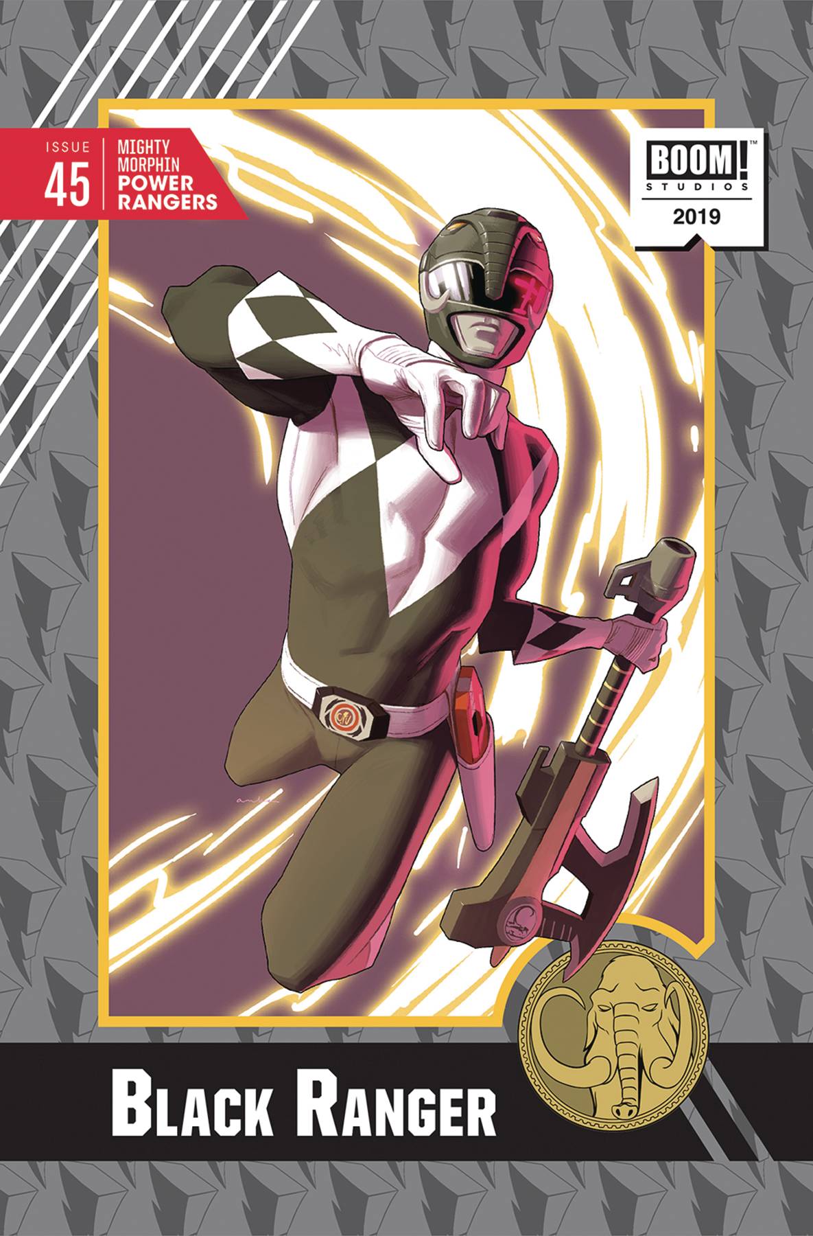 MIGHTY MORPHIN POWER RANGERS #45 1:20 Kris ANKA Trading Card Variant (11/27/2019) BOOM
