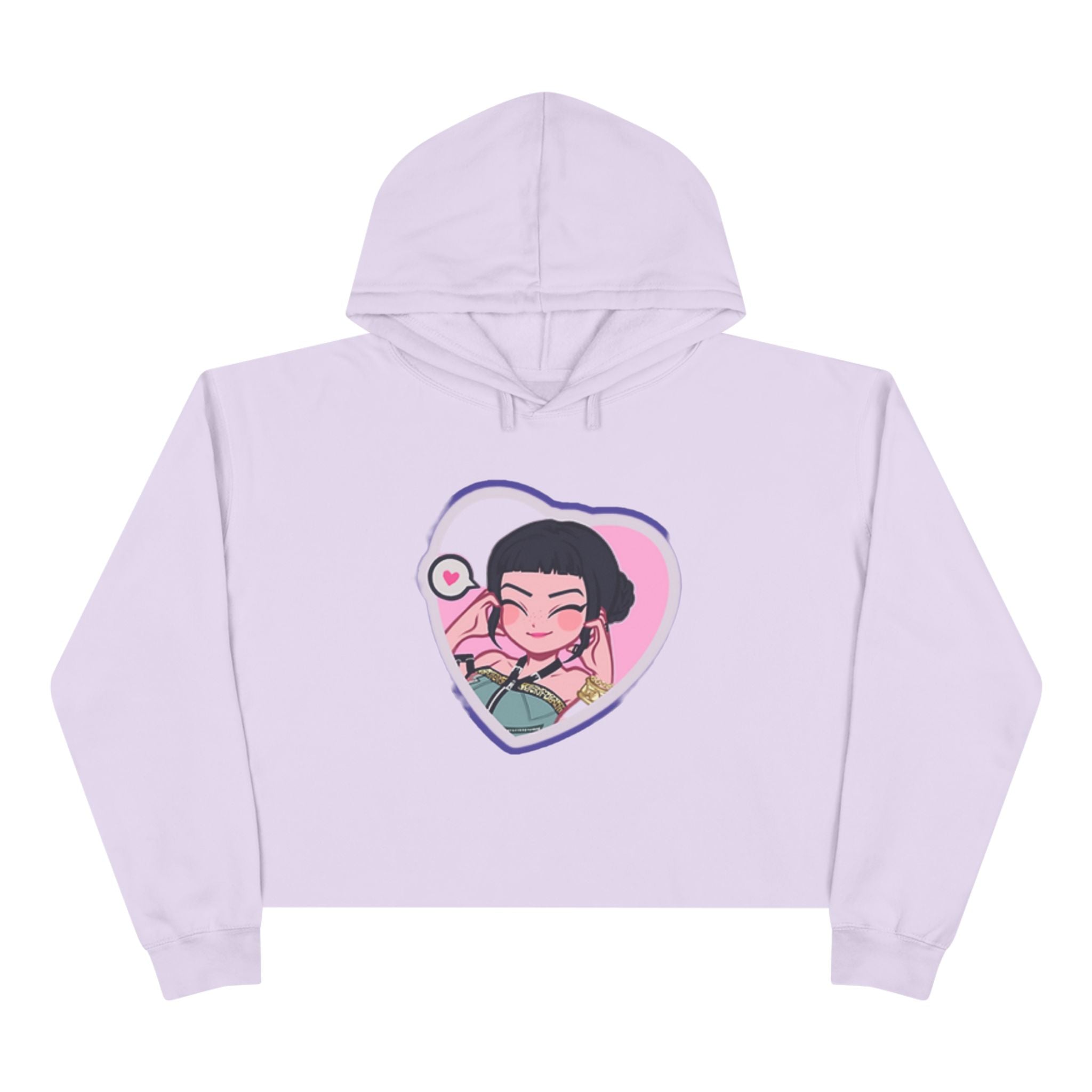 Idol style 2 Crop Hoodie, Stylish Casual Wear, Gift for Anime Fans, Perfect for Parties & Events, Unique Trendy Apparel