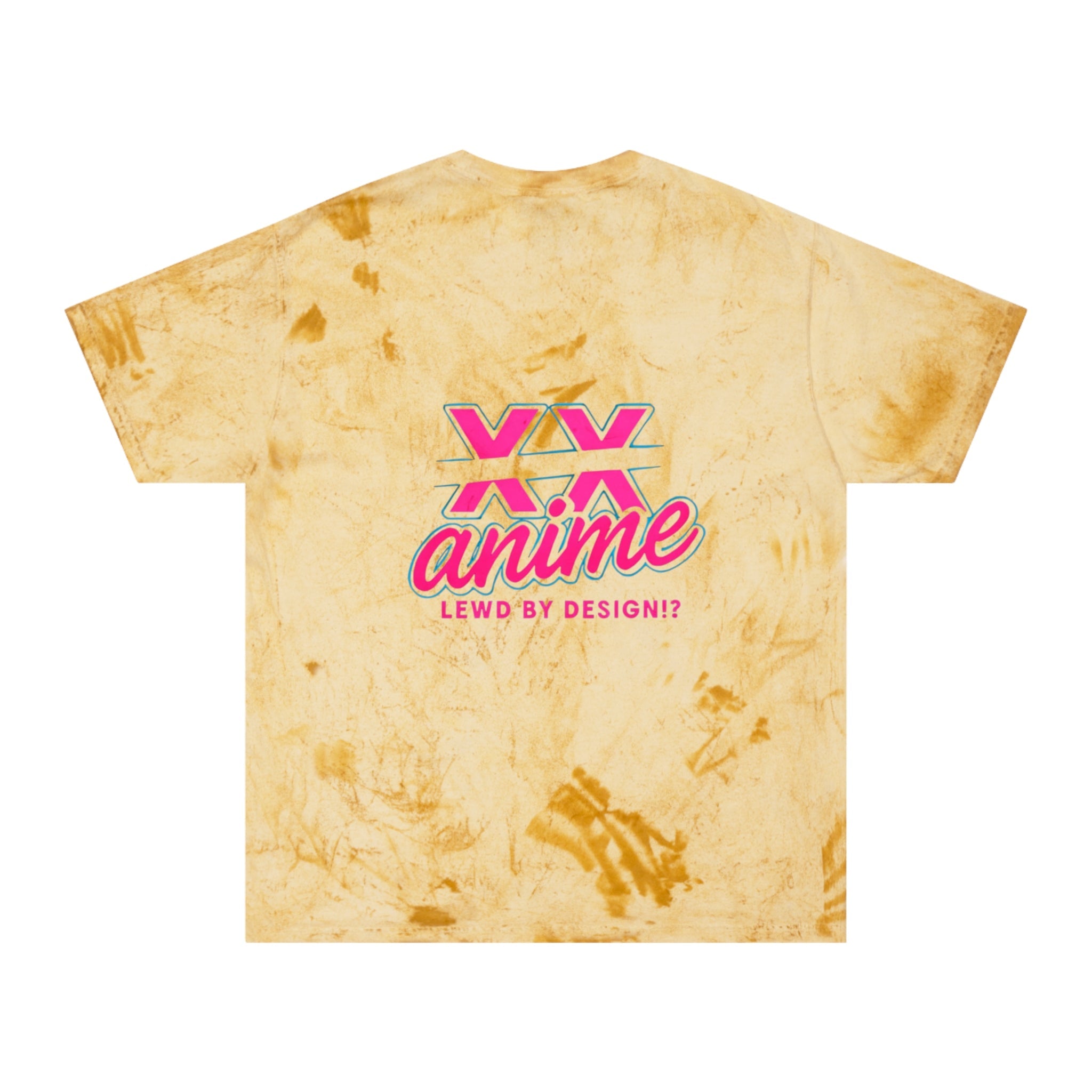 Kawaii Glitch T-Shirt, Anime Fan Apparel, Retro VR Graphic Tee, Unisex Casual Wear, Gamer Gift, Unique Color Blast Shirt