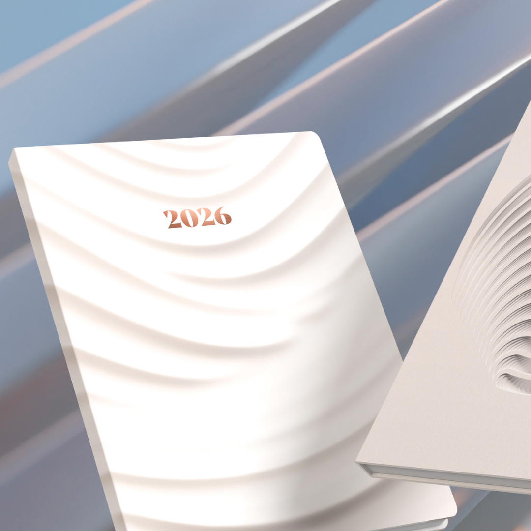 Dimensional Surfaces - A5  Week-To-View - Diary - 2026 Calendar Year Planner