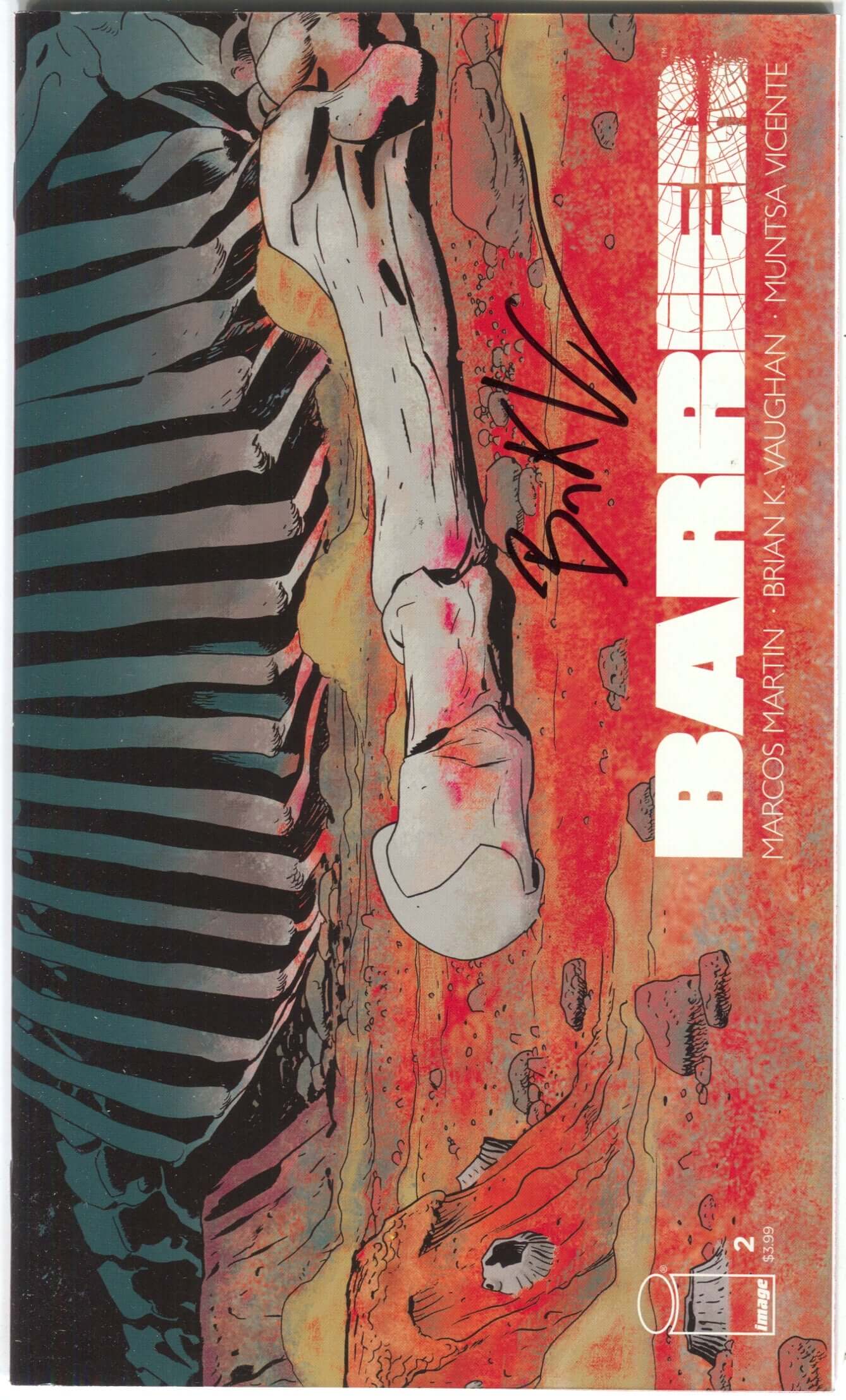 Barrier Image 2018 Set Of 1 2 3 4 5 Books Signed Brian K Vaughan COA