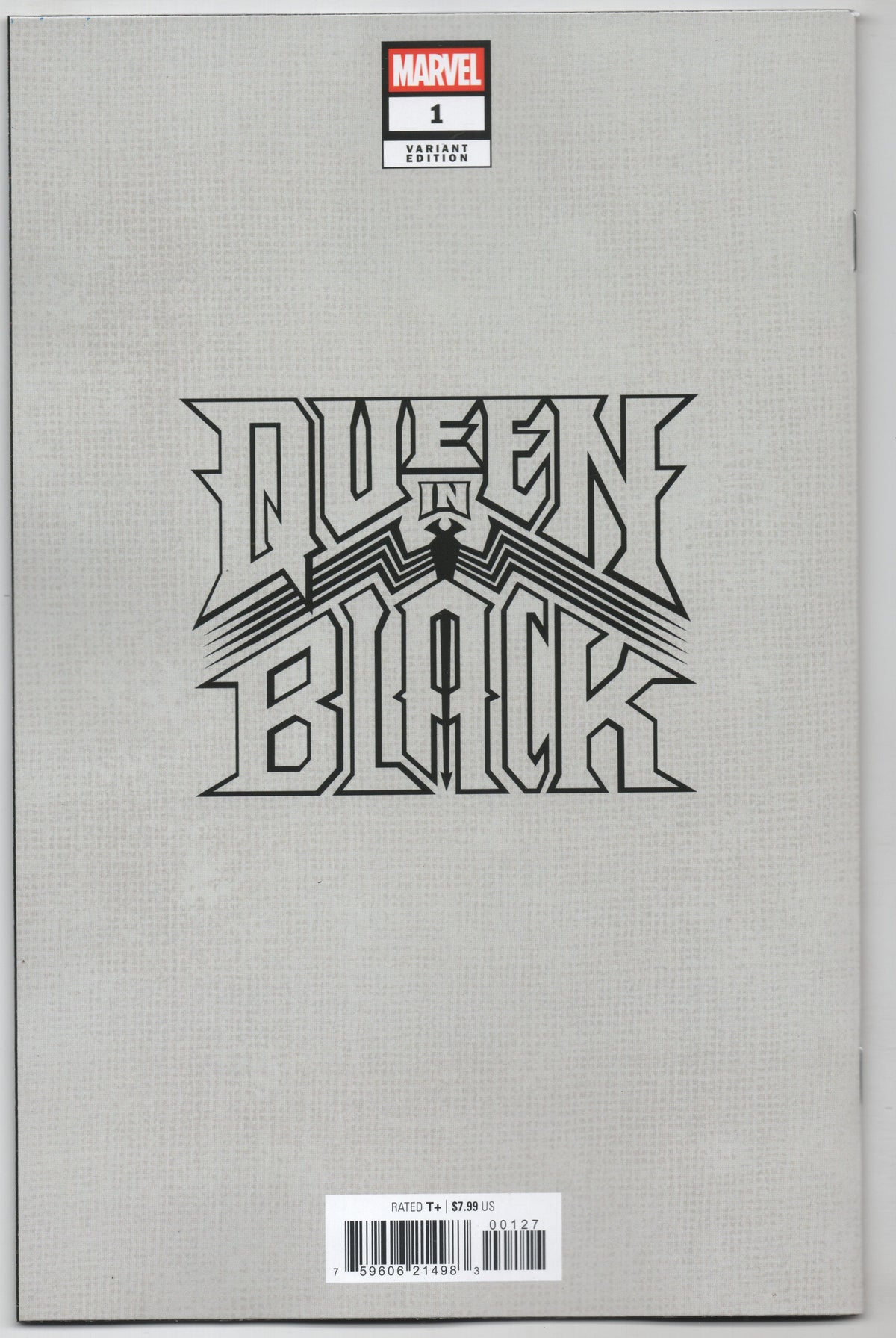 Queen In Black #1 ZB Stanley Lau Artgerm Virgin Blind Bag Variant (07/29/2026) Marvel