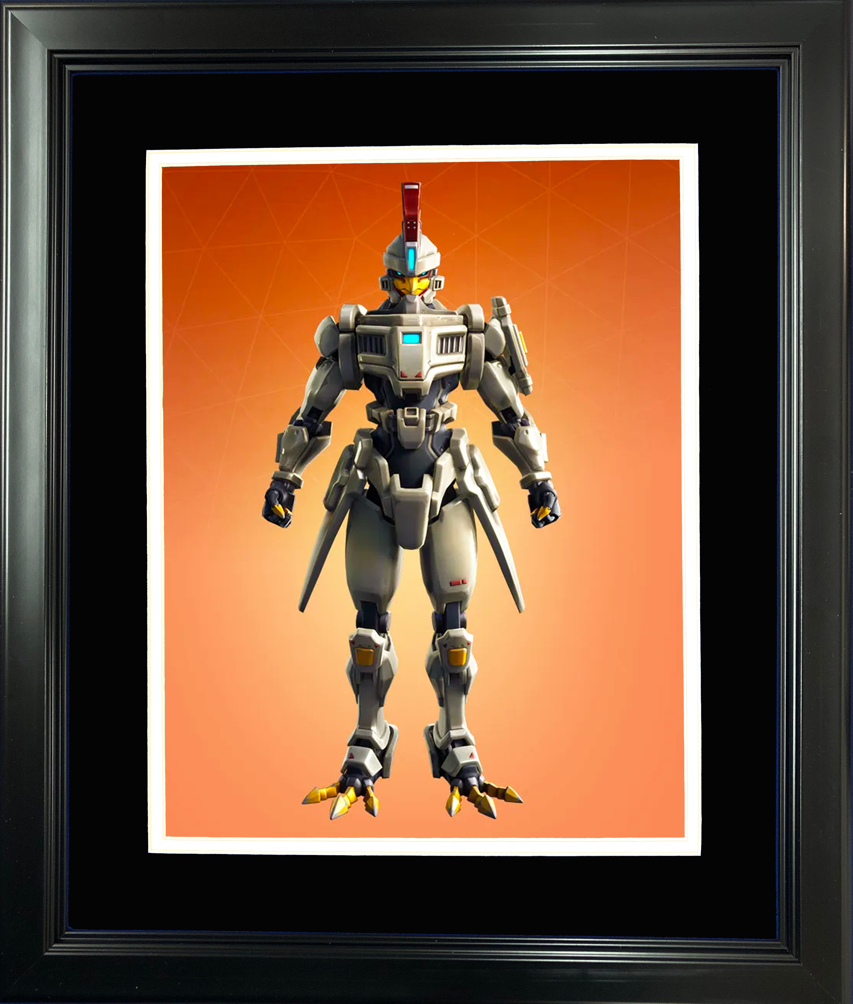Framed Sentinel Legendary Fortnite Skin 11"x14"Video Game Photo