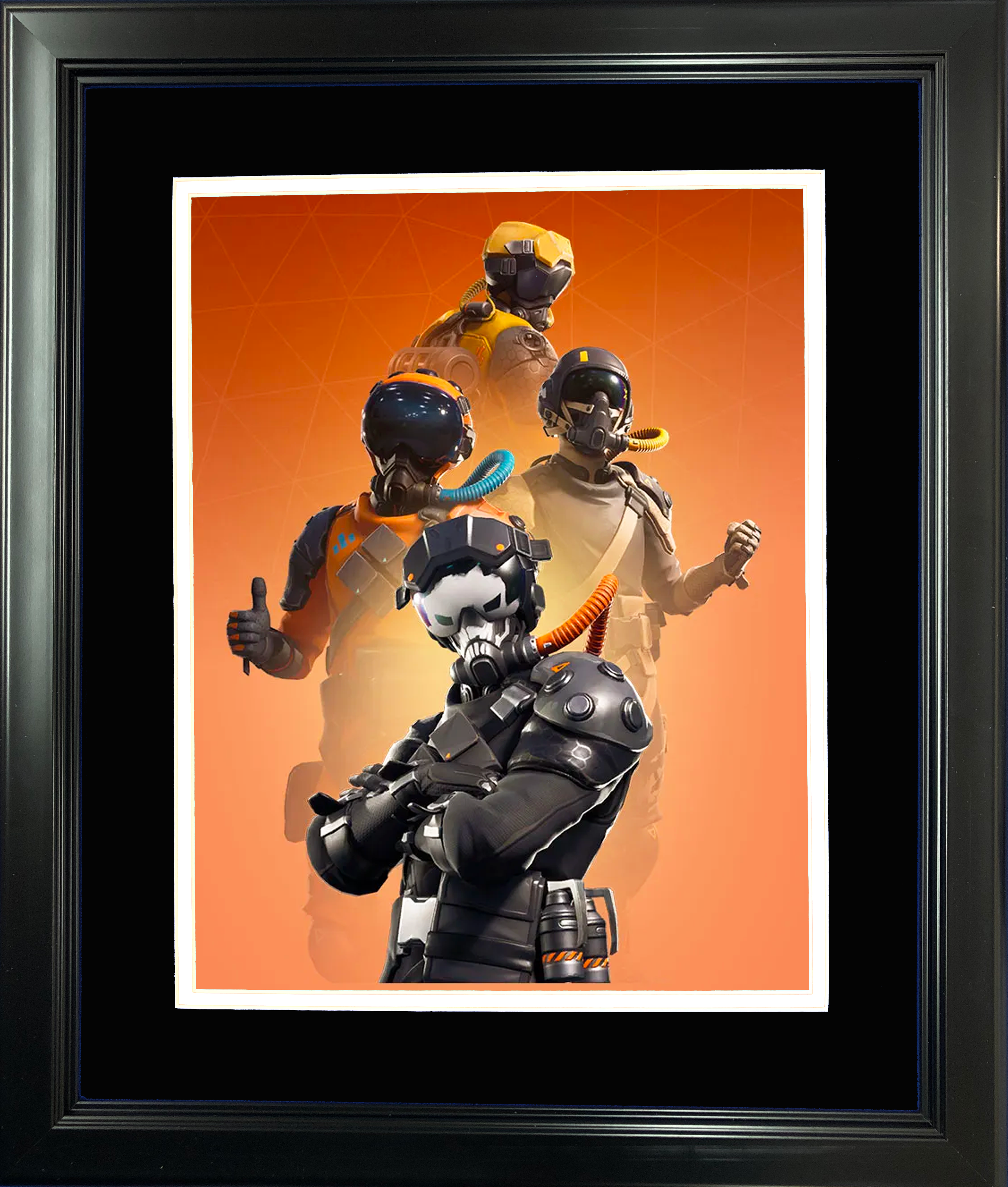 Framed Supersonic Legendary Fortnite Skin 11"x14" Video Game Photo
