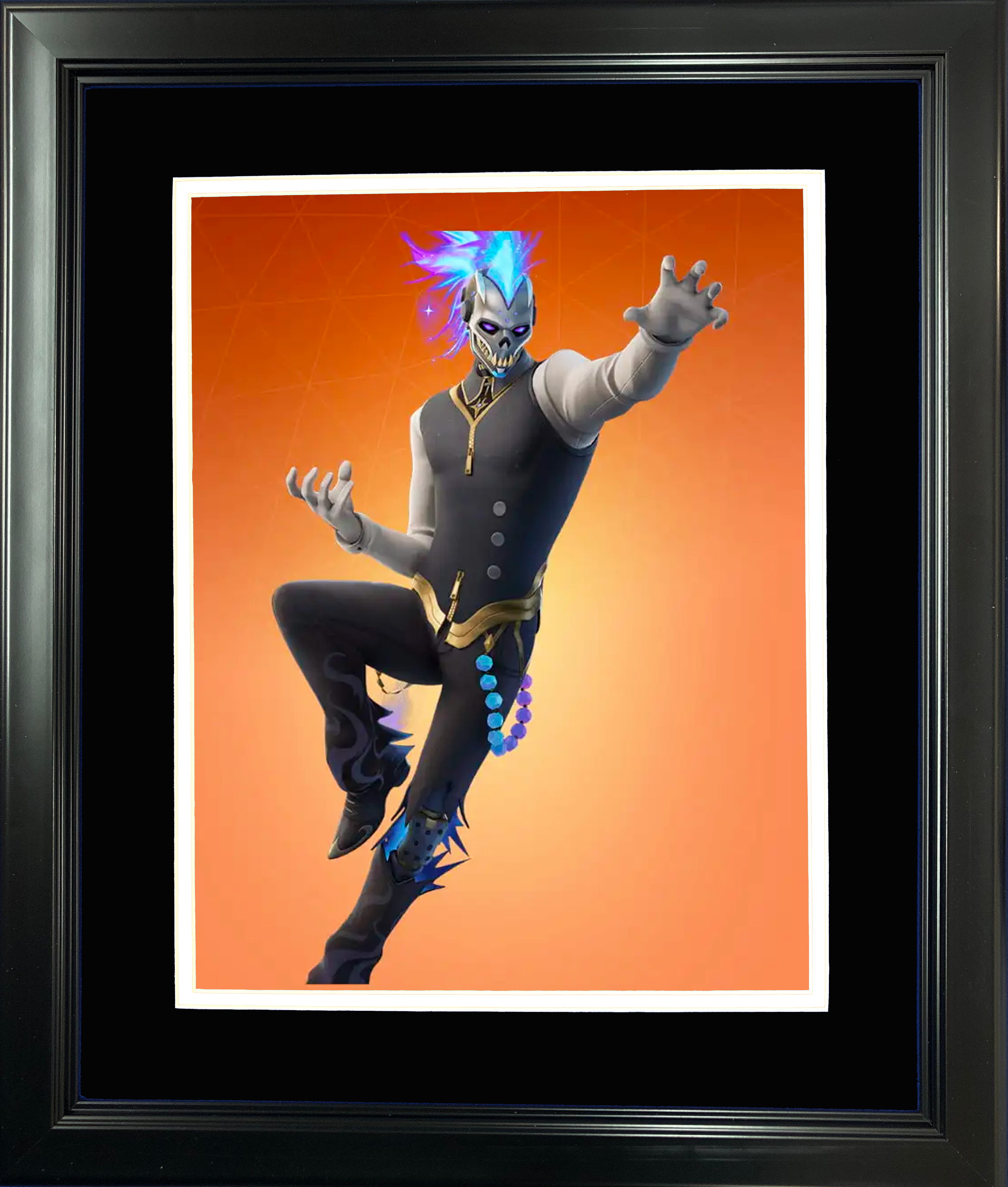 Framed Renzo the Destroyer Legendary Fortnite Skin 11"x14"Video Game Photo