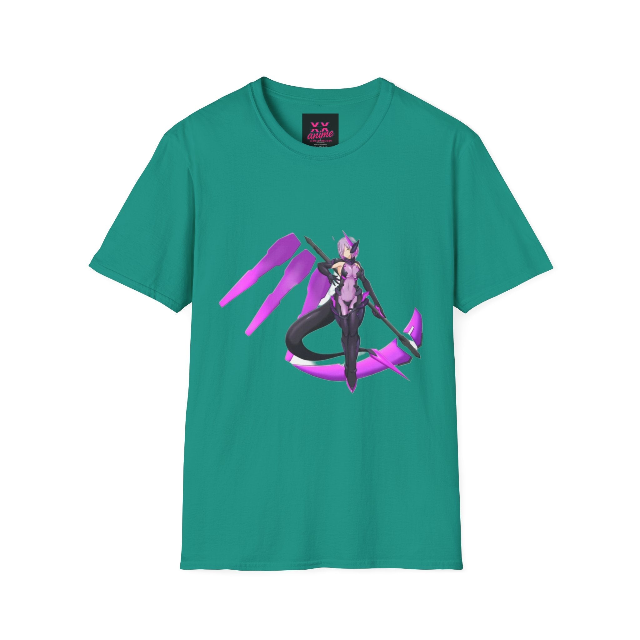 Anime-lewd Inspired Unisex Softstyle T-Shirt, Graphic Tee for Fans, Perfect for Cosplay, Gift for Anime Lovers, Casual Wear, Unique Designs