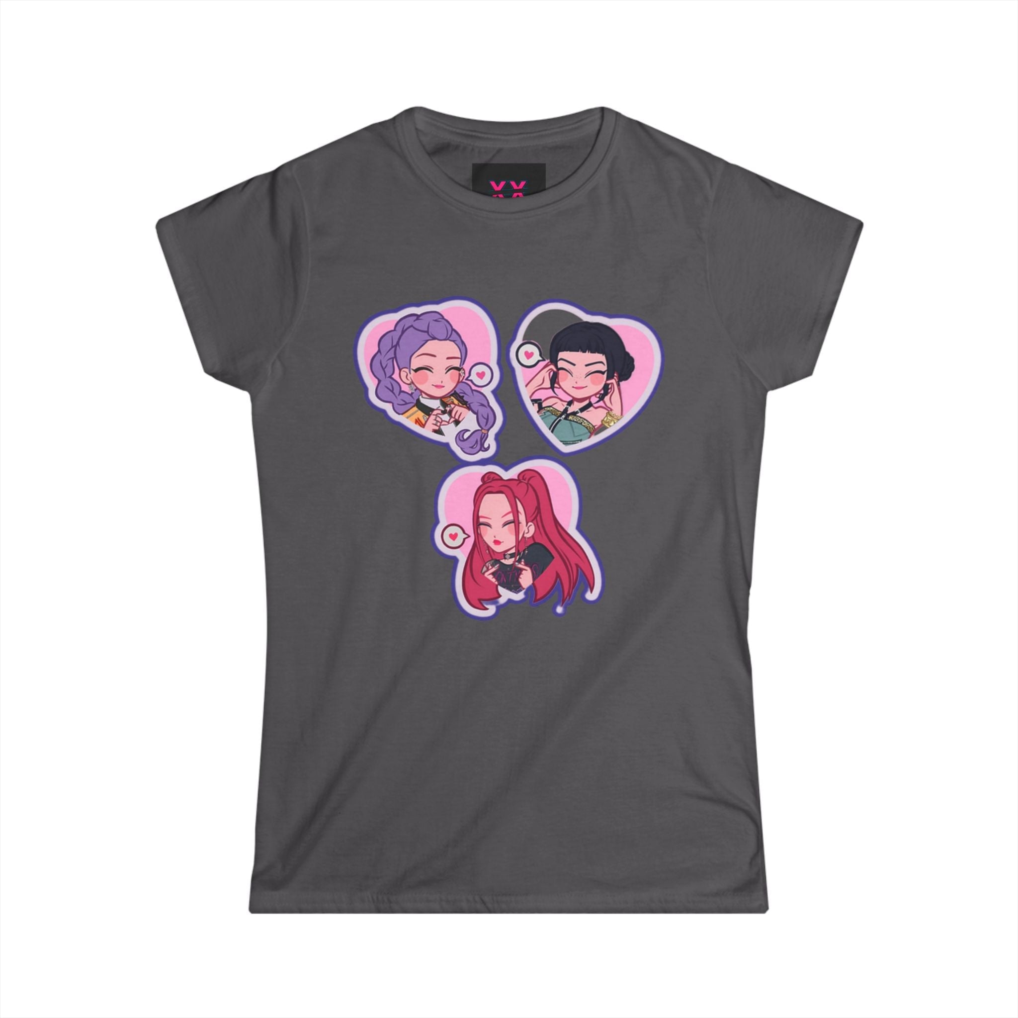 Idol style Tee, Cute Tee for Anime Lovers, Kawaii T-Shirt, Trendy Casual Wear, Gift for Otaku