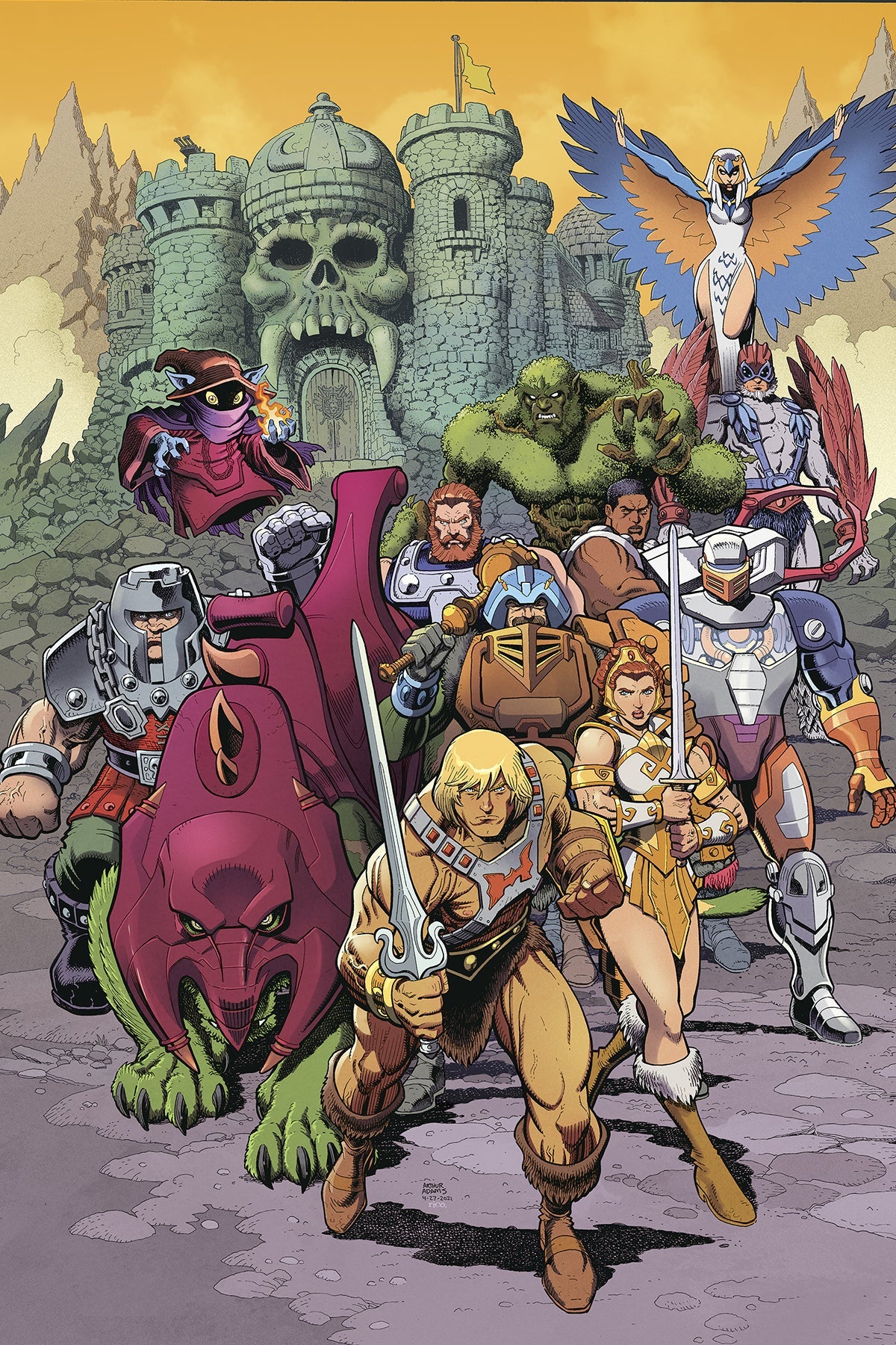 Masters Of The Universe Revelation #4 (Of 4) B Arthur Adams Variant (10/20/2021) Dark Horse