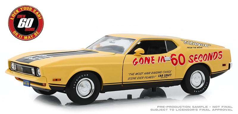 Greenlight 13548 1/18 Scale 1973 Ford Mustang Mach 1 Eleanor Post-Filming Tribute