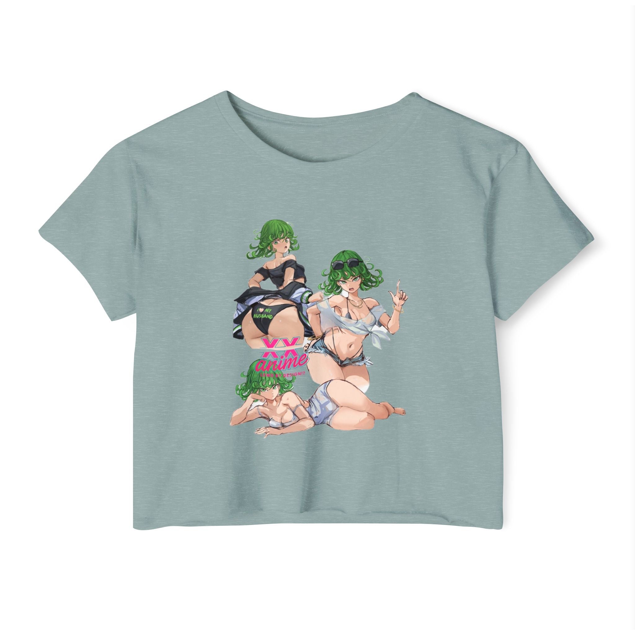 Anime-Inspired Women's Festival Crop Top, Cute Summer Top, Party Wear, Trendy Apparel, Anime Lover Gift, Festival Fashion