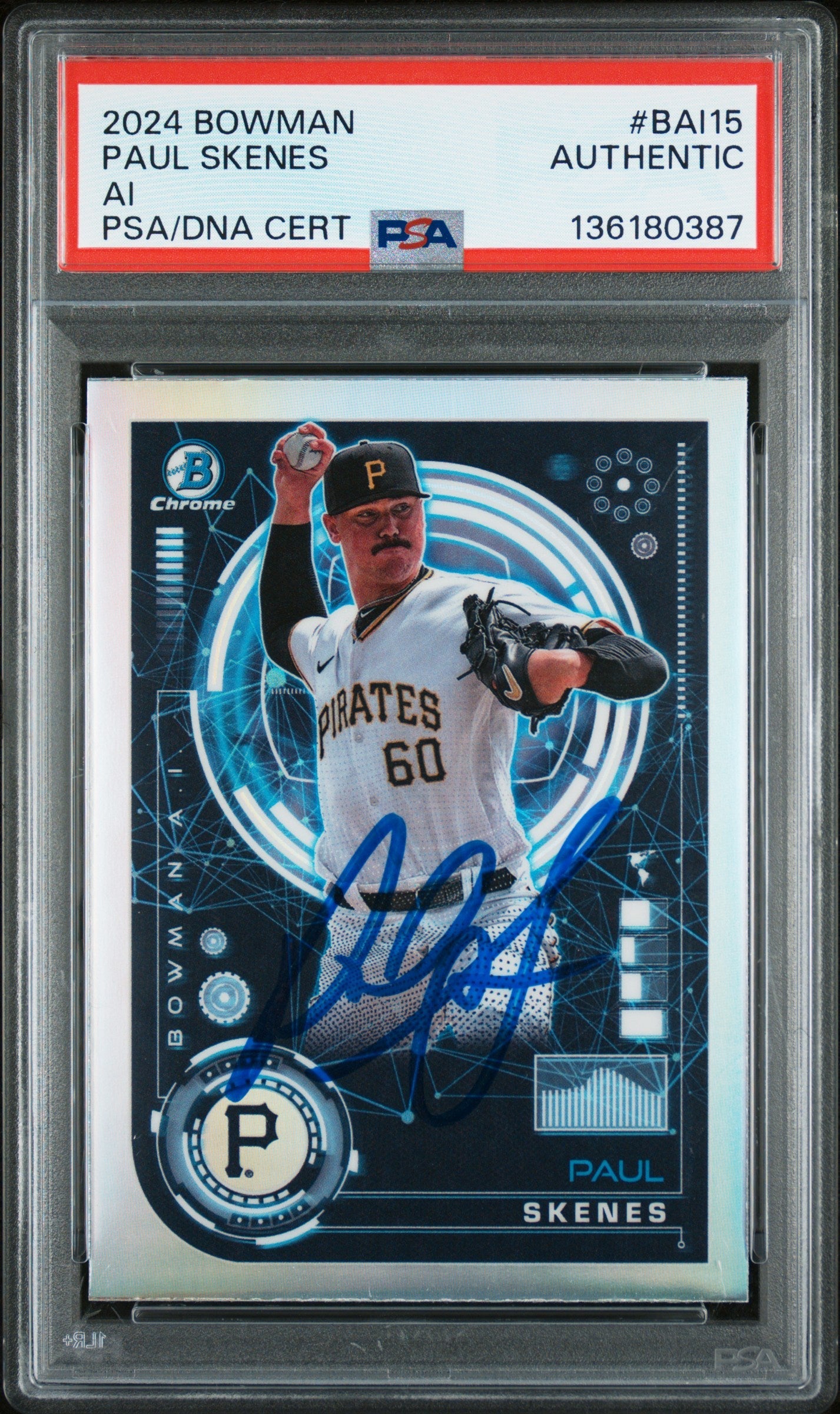 paul skenes graded rookie card 2024 Topps Bowman #BAI15 AI RC Baseball PSA Authentic Auto Decks:Deadly Disguise F2F_pokemon-tcg-xy-fates-collide-booster-box Mysterious Surprise Goddess 49