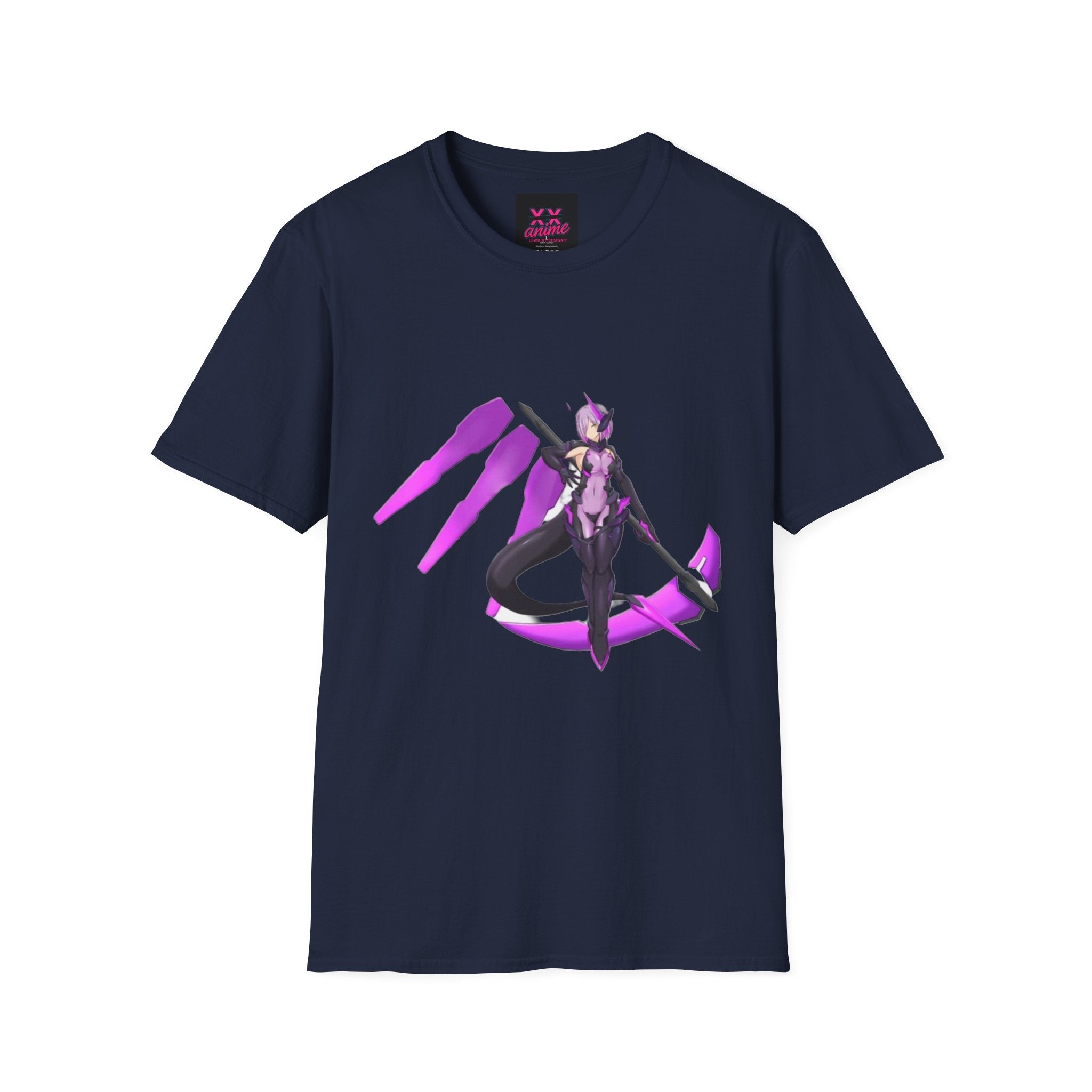 Anime-lewd Inspired Unisex Softstyle T-Shirt, Graphic Tee for Fans, Perfect for Cosplay, Gift for Anime Lovers, Casual Wear, Unique Designs