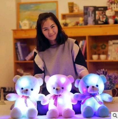 Luminous Teddy Bear Plush Toy – Soft Glow-In-The-Dark Stuffed Animal