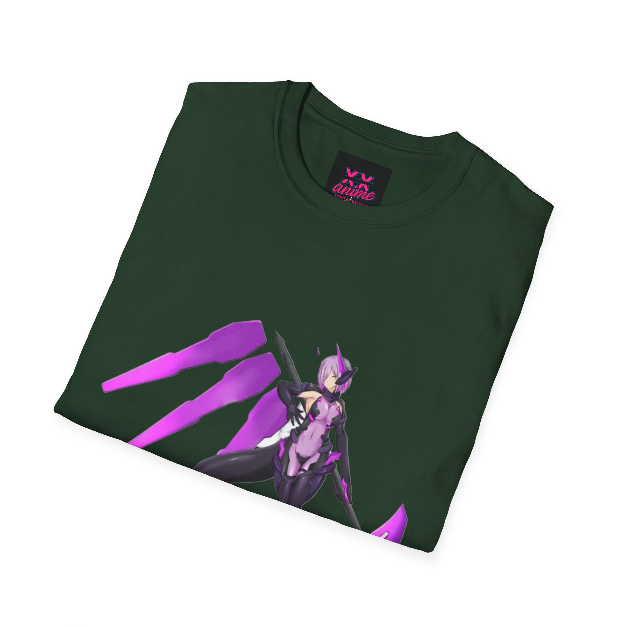 Anime-lewd Inspired Unisex Softstyle T-Shirt, Graphic Tee for Fans, Perfect for Cosplay, Gift for Anime Lovers, Casual Wear, Unique Designs