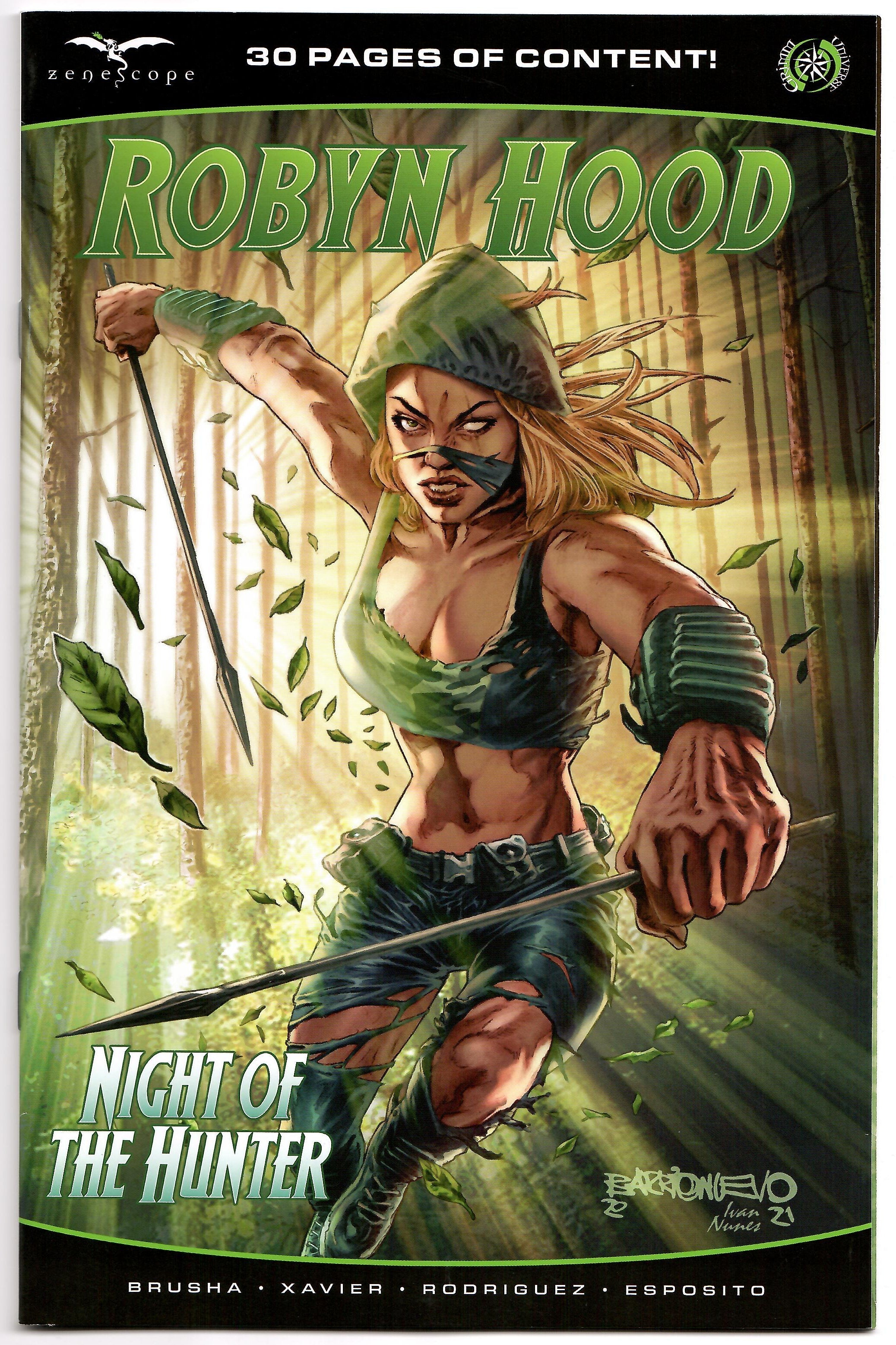 Robyn Hood Hunted One Shot A Al Barrionuevo GGA (09/22/2021) Zenescope