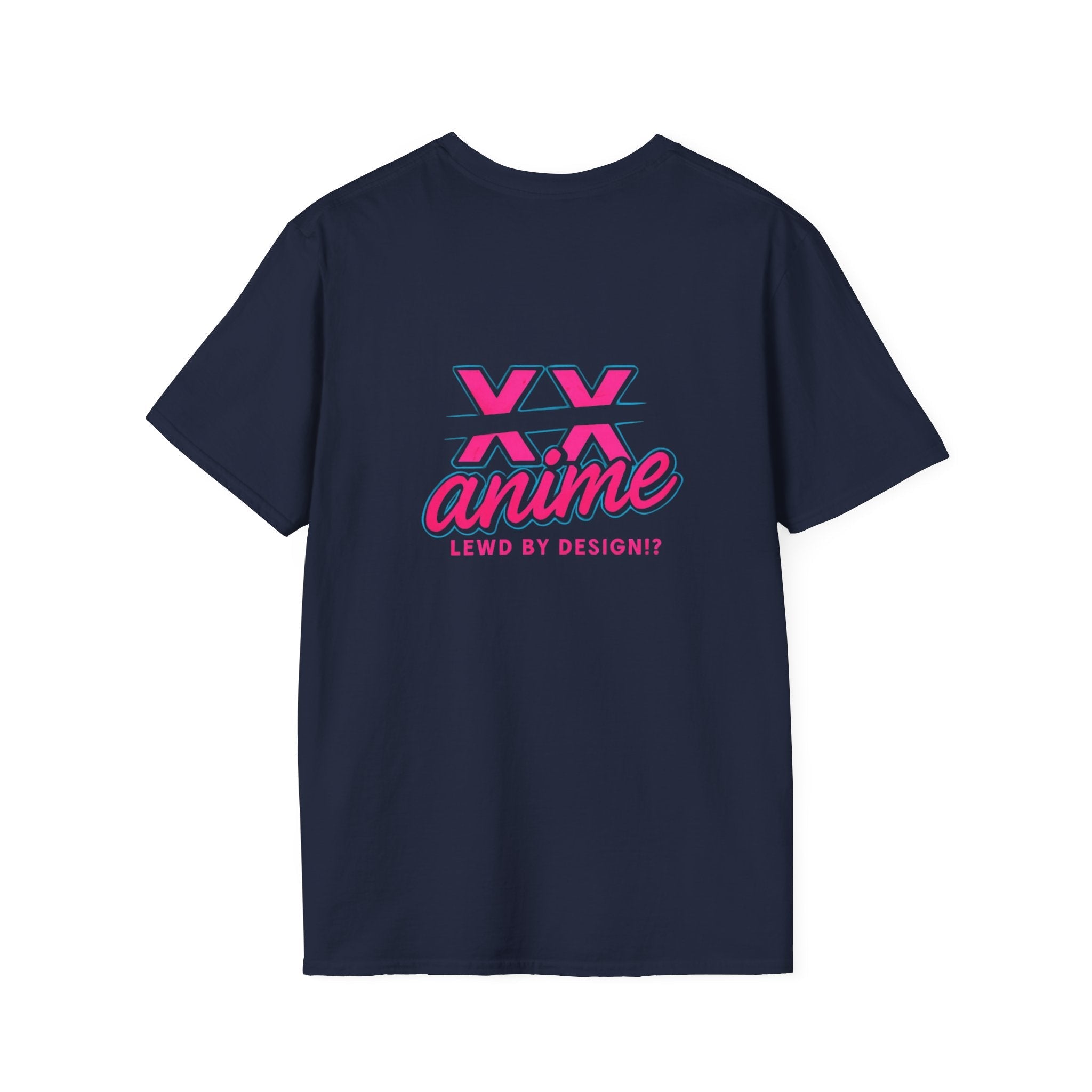 Anime-lewd Inspired Unisex Softstyle T-Shirt, Graphic Tee for Fans, Perfect for Cosplay, Gift for Anime Lovers, Casual Wear, Unique Designs