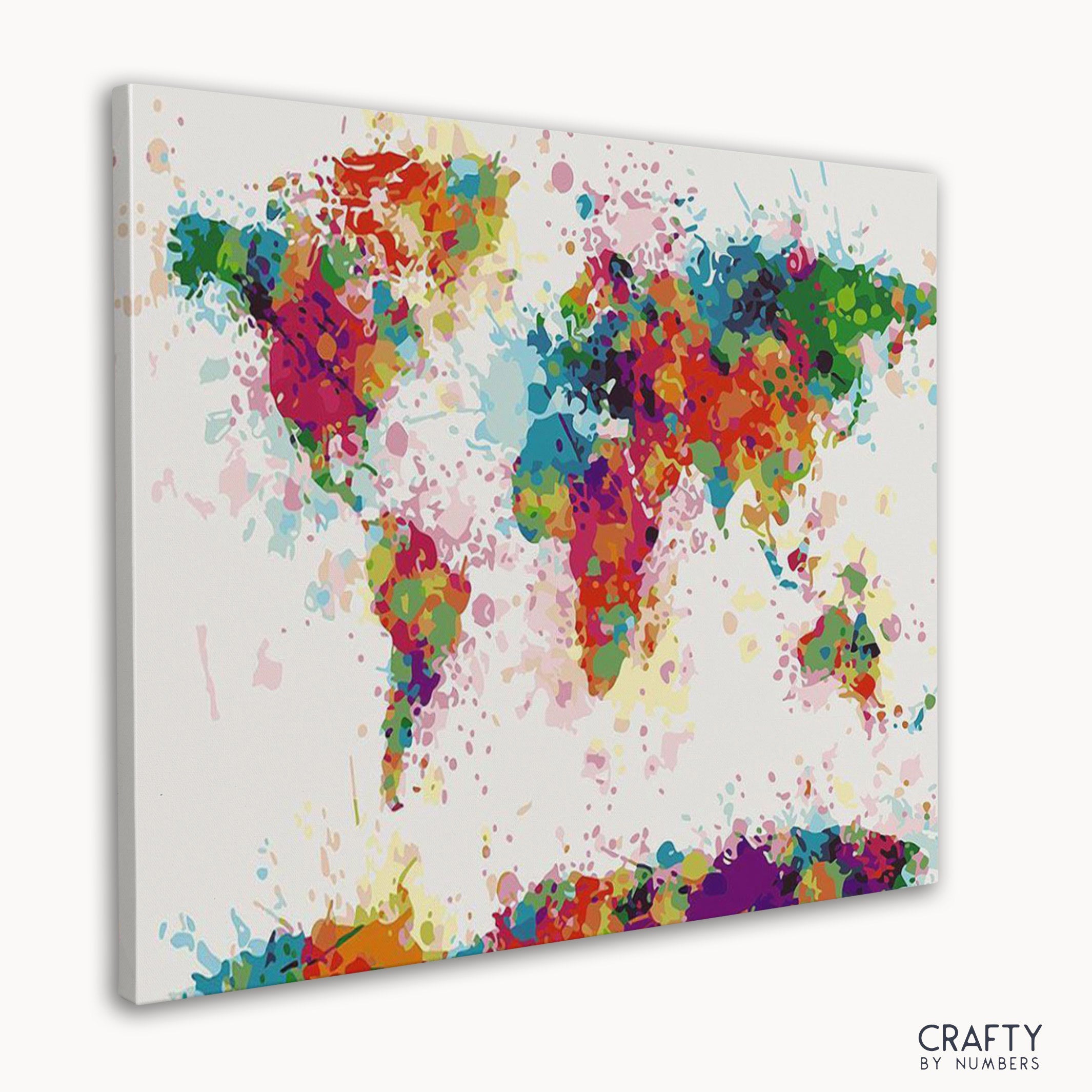 Colorful World Map