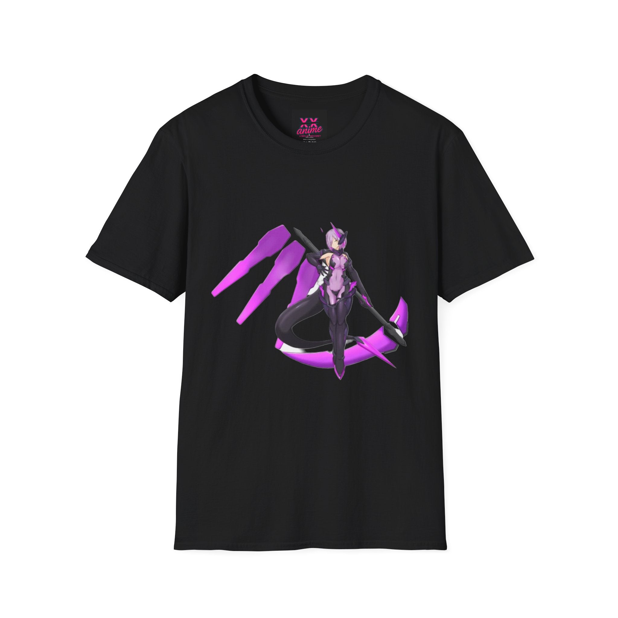 Anime-lewd Inspired Unisex Softstyle T-Shirt, Graphic Tee for Fans, Perfect for Cosplay, Gift for Anime Lovers, Casual Wear, Unique Designs