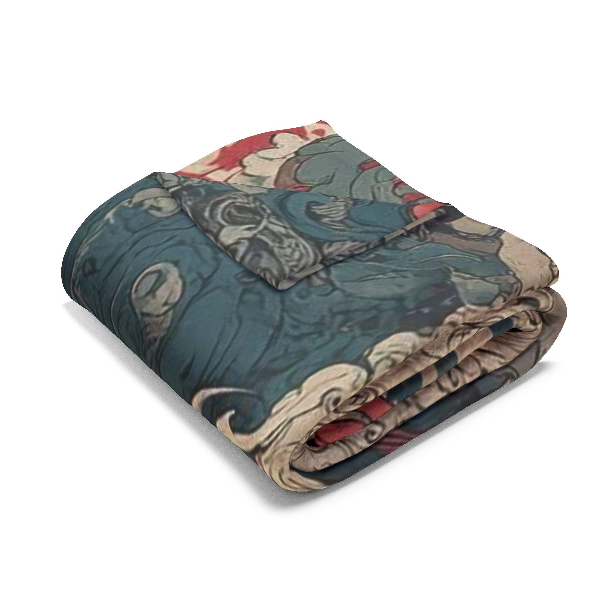 Arctic Fleece Blanket with Bold Car and Monster Design, Cozy Throw for Car Lovers, Unique Gift for Birthdays, Home Decor, Movie Nights