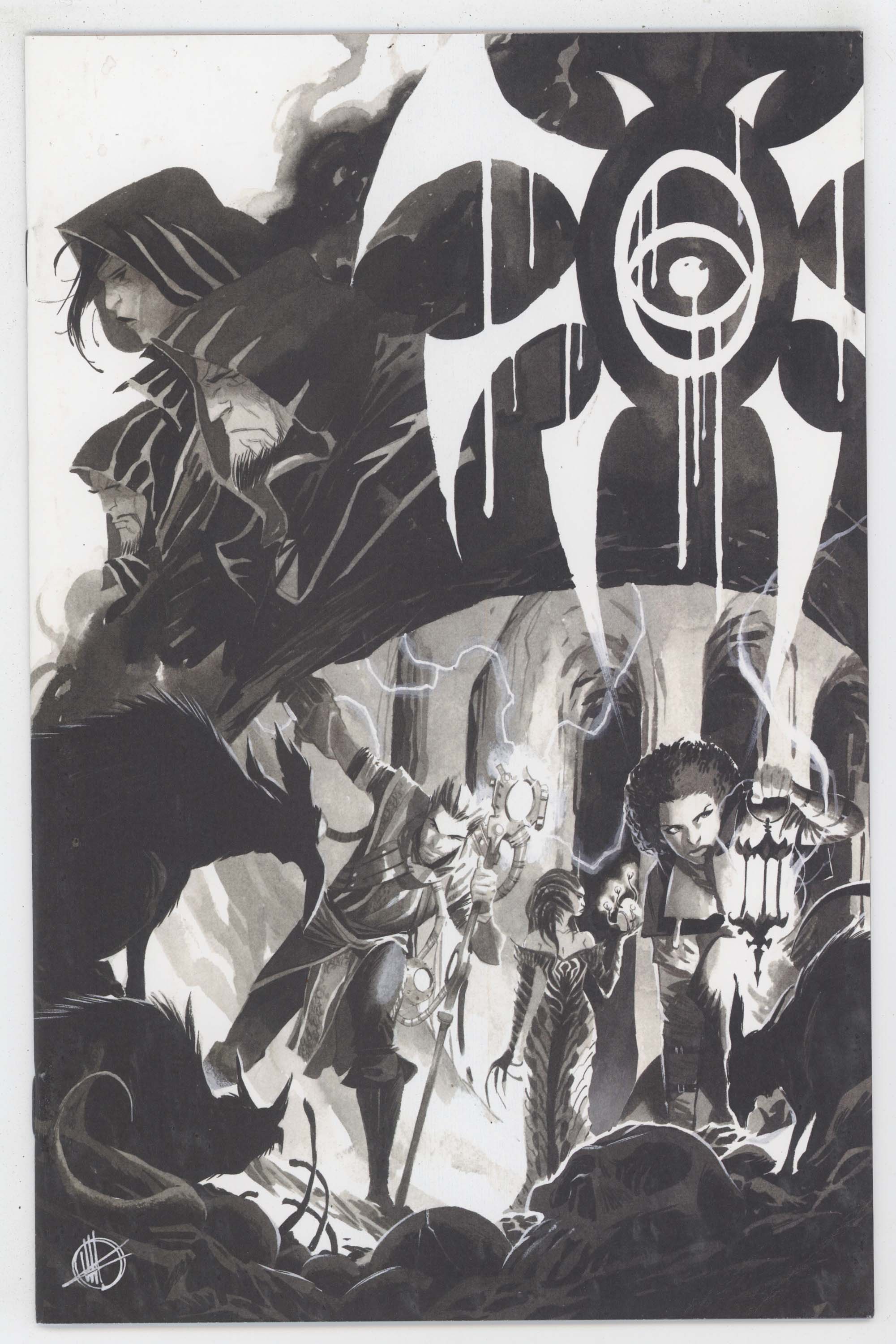 Magic The Gathering MTG 3 Boom 2021 NM- 9.2 Matteo Scalera BW Virgin Variant