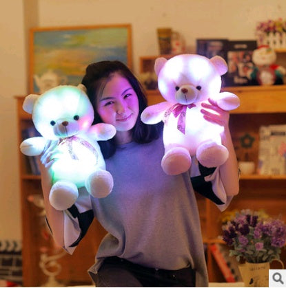 Luminous Teddy Bear Plush Toy – Soft Glow-In-The-Dark Stuffed Animal