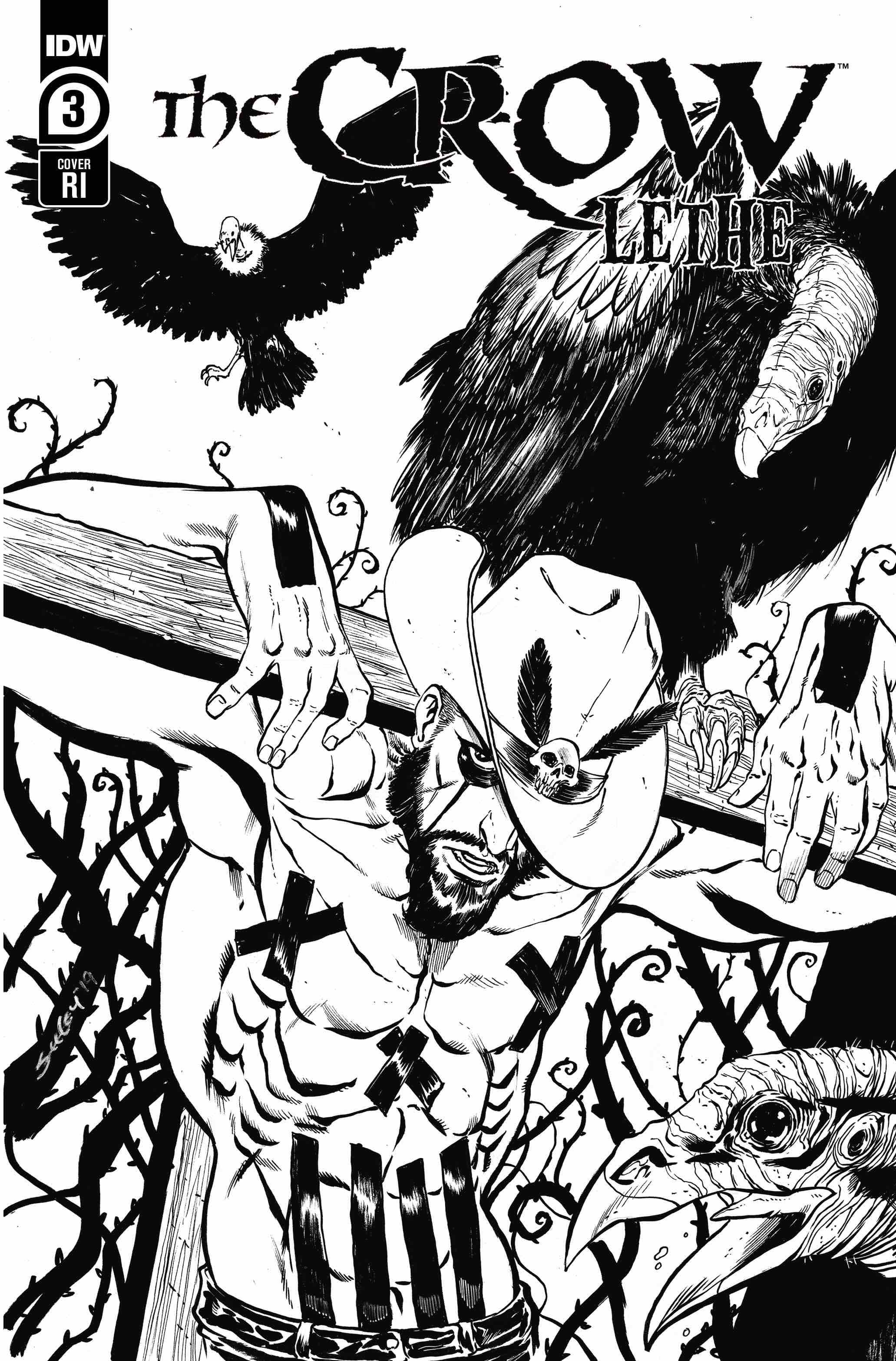 Crow Lethe #3 (Of 3) 1:10 Tim Seeley Variant (08/05/2020) IDW