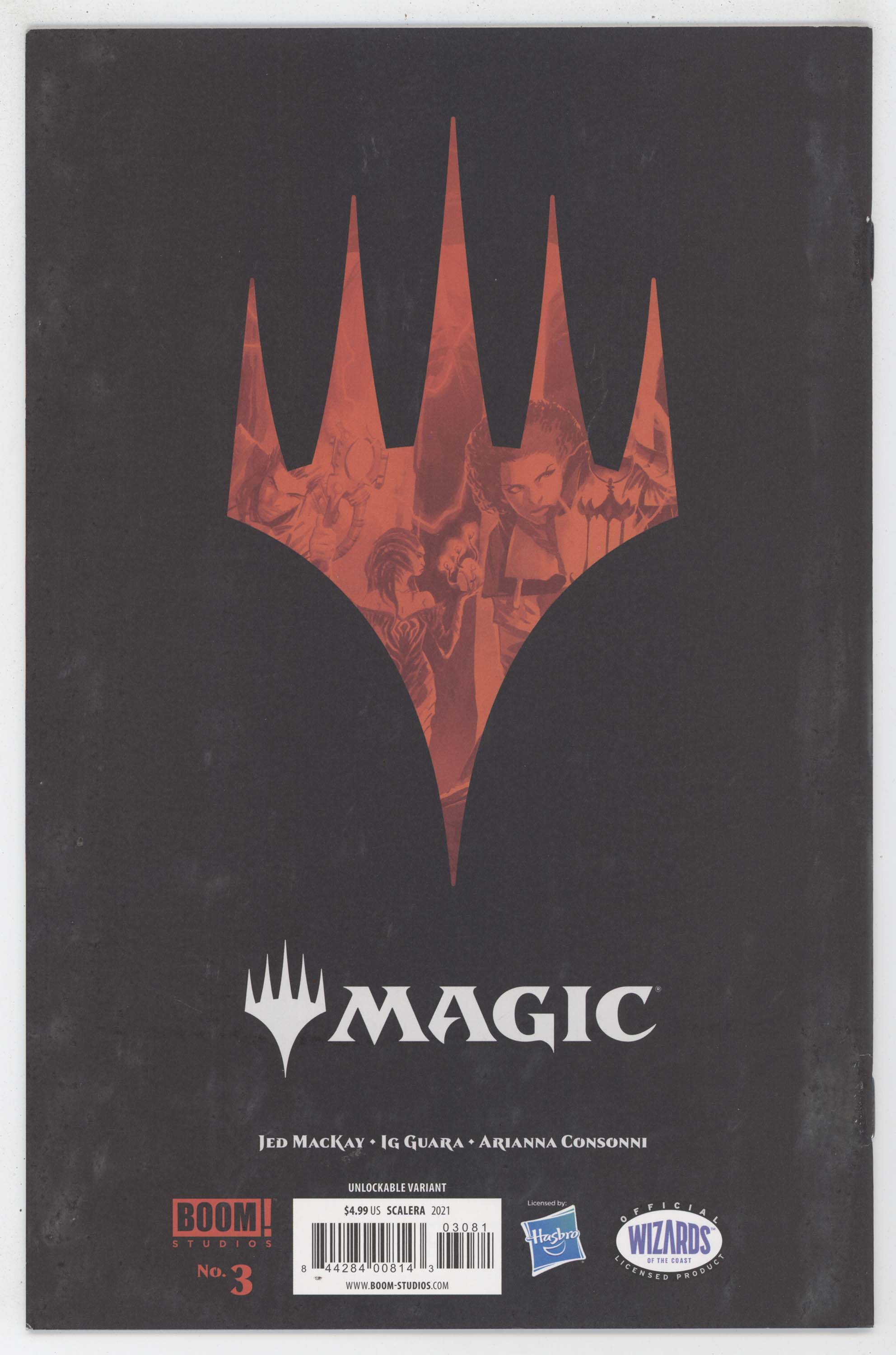 Magic The Gathering MTG 3 Boom 2021 NM- 9.2 Matteo Scalera BW Virgin Variant