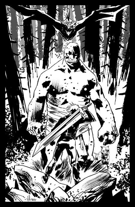 Lost Fantasy #1 C 1:15 Luca Casalanguida B&W Variant (04/30/2025) Image