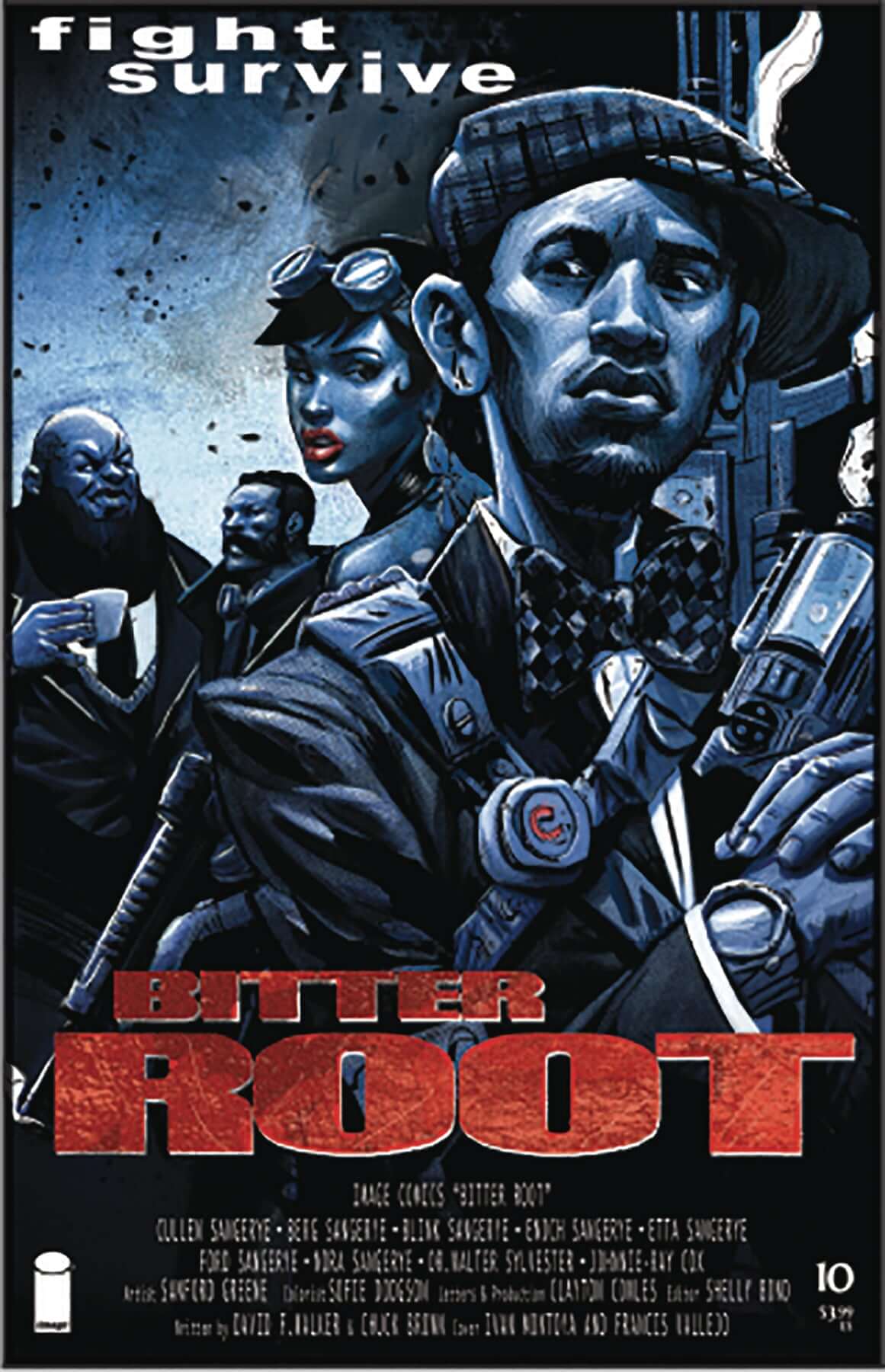 Bitter Root #10 B Francis Vallejo Homage Variant Juice Tupac Movie Poster (Mr) (09/02/2020) Image