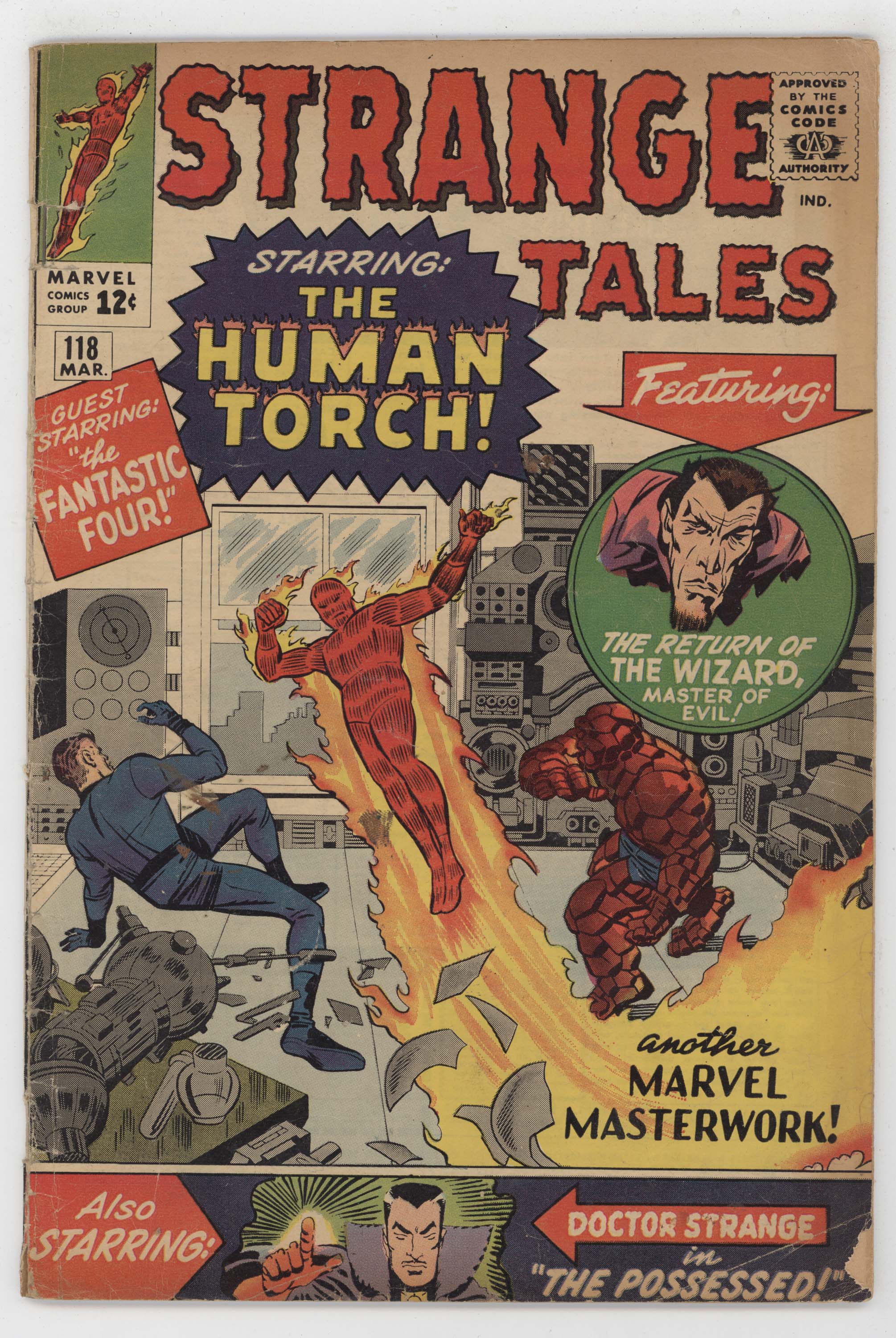 Strange Tales 118 Marvel 1964 VG Doctor Strange Fantastic Four Stan Lee