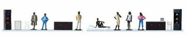 Preiser 17700 HO Scale Retail Shop Interior -- Fashion Boutique