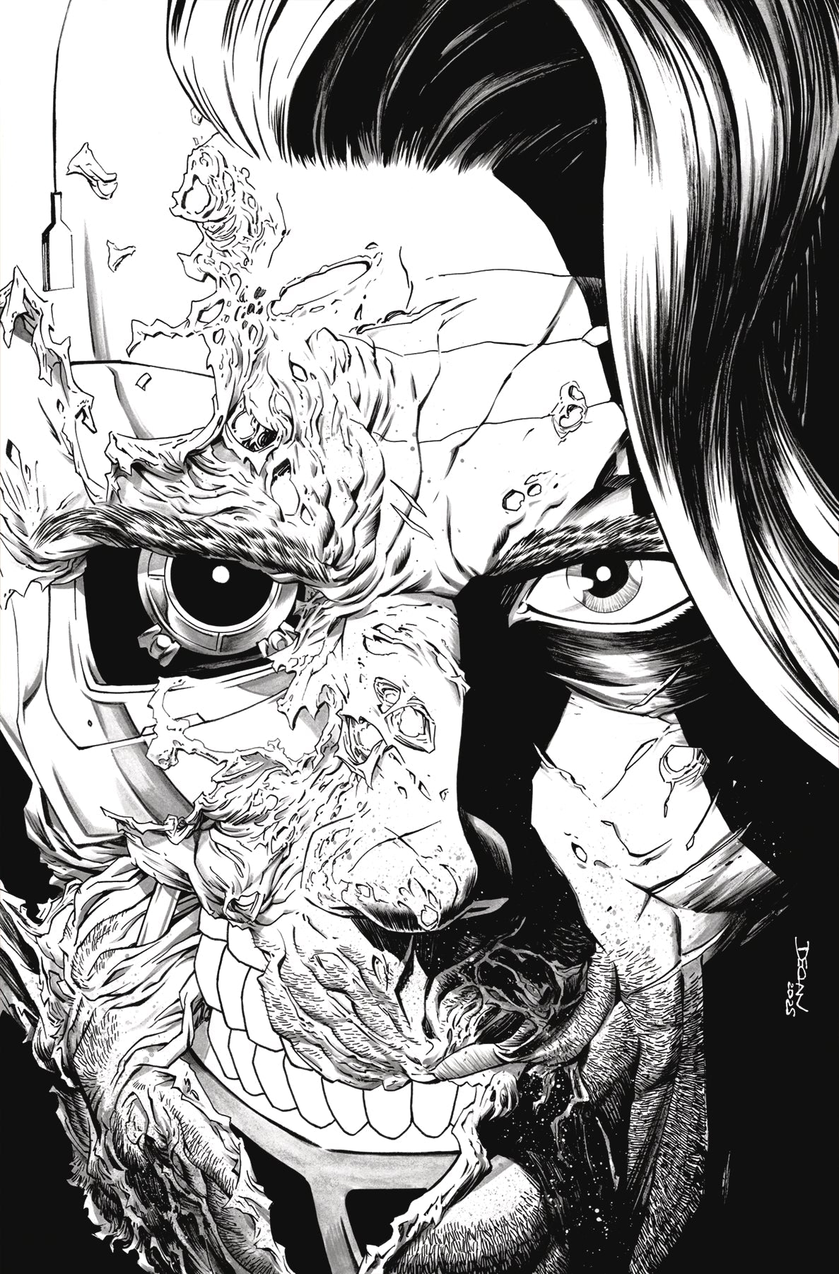 Terminator #9 H 1:15 Declan Shalvey Line Art Virgin (07/30/2025) Dynamite