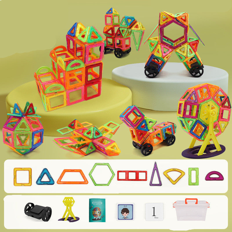 Magnetic Building Blocks Set – Educational Toy for Early Learning and Creativity